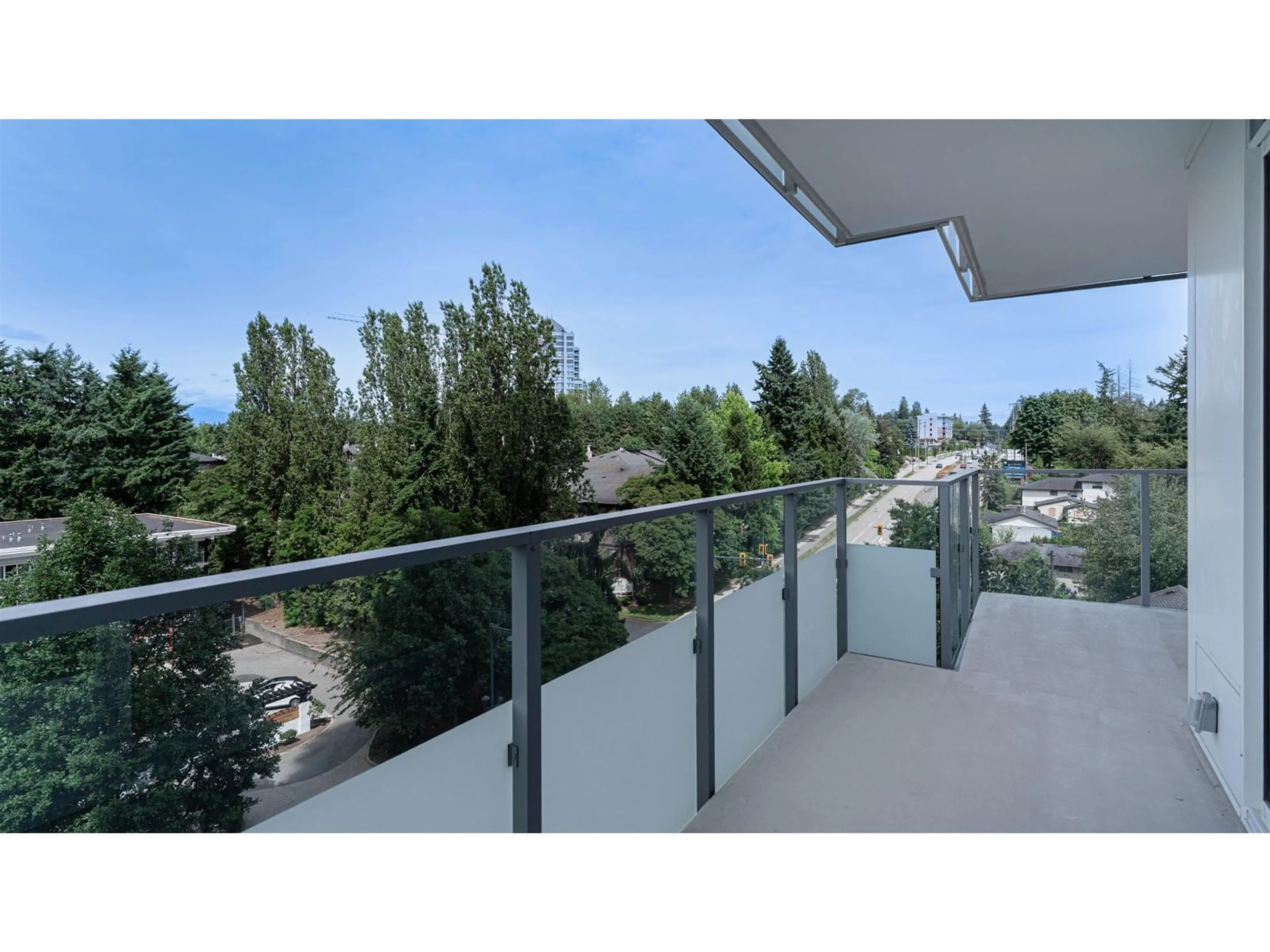 Balcony in the apartment, city buildings view from balcony for 902 - 13778 100TH, Surrey British Columbia V3T0V3