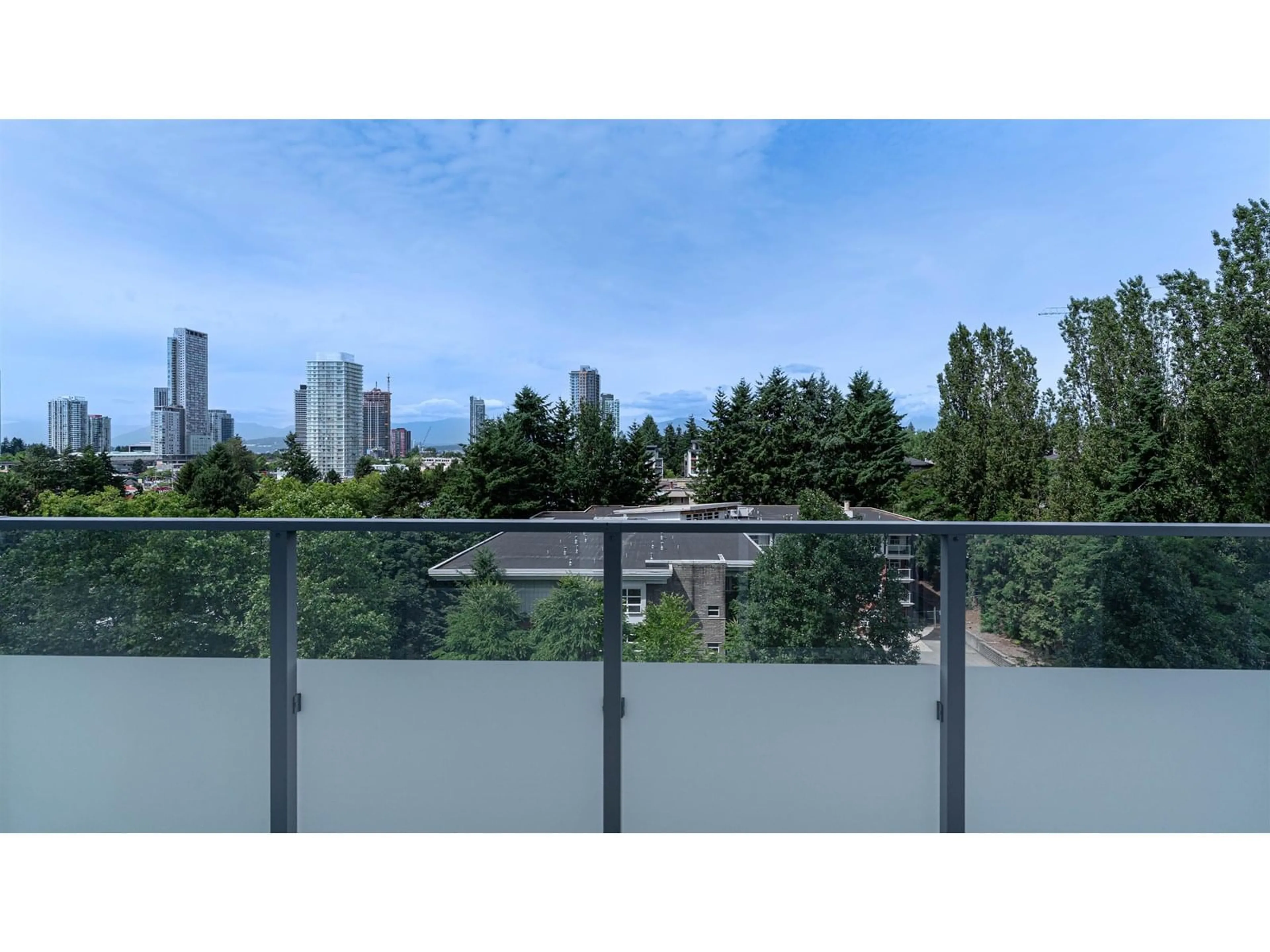 Balcony in the apartment, city buildings view from balcony for 902 - 13778 100TH, Surrey British Columbia V3T0V3