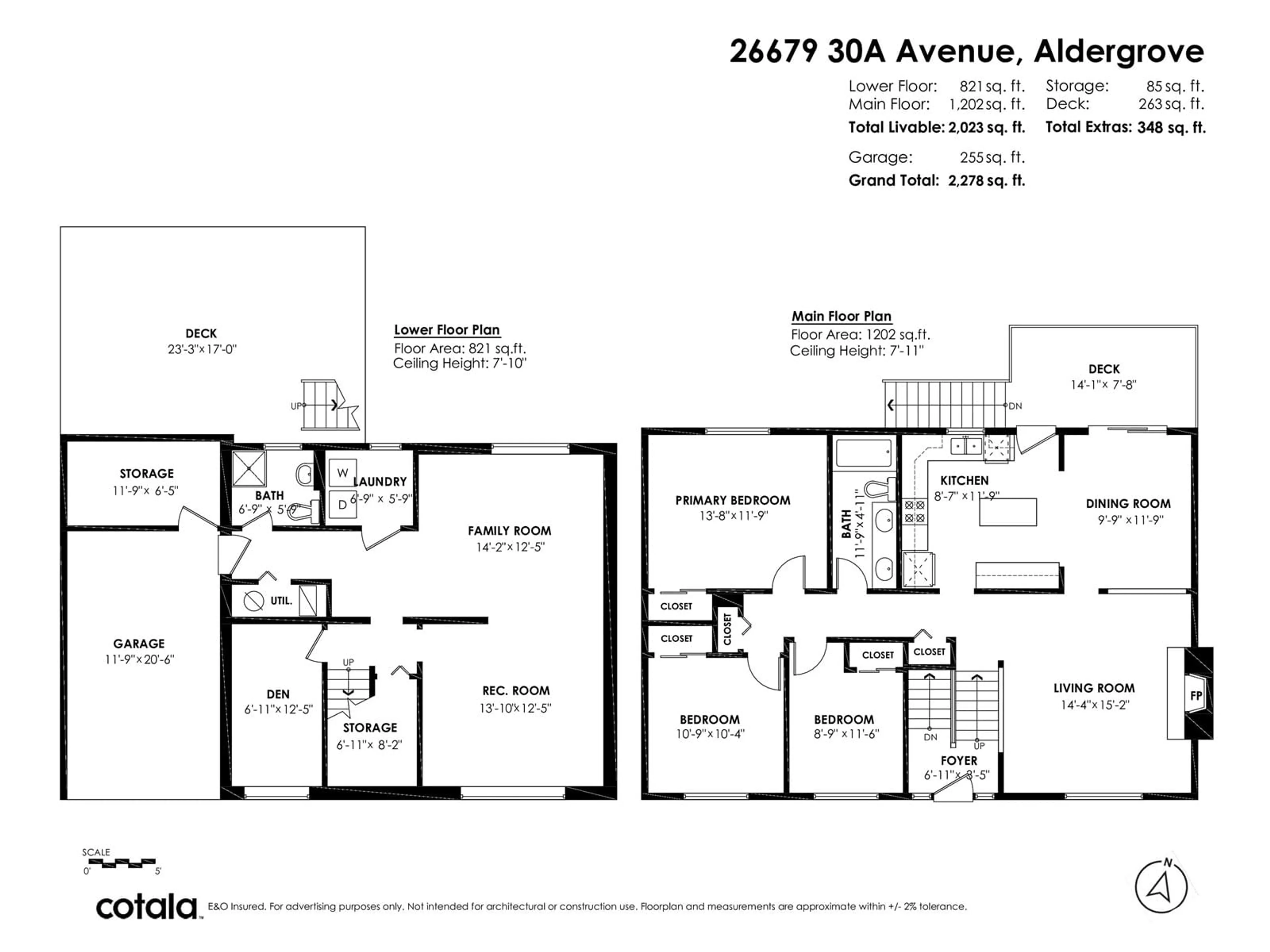 Floor plan for 26679 30A, Langley British Columbia V4W3C8