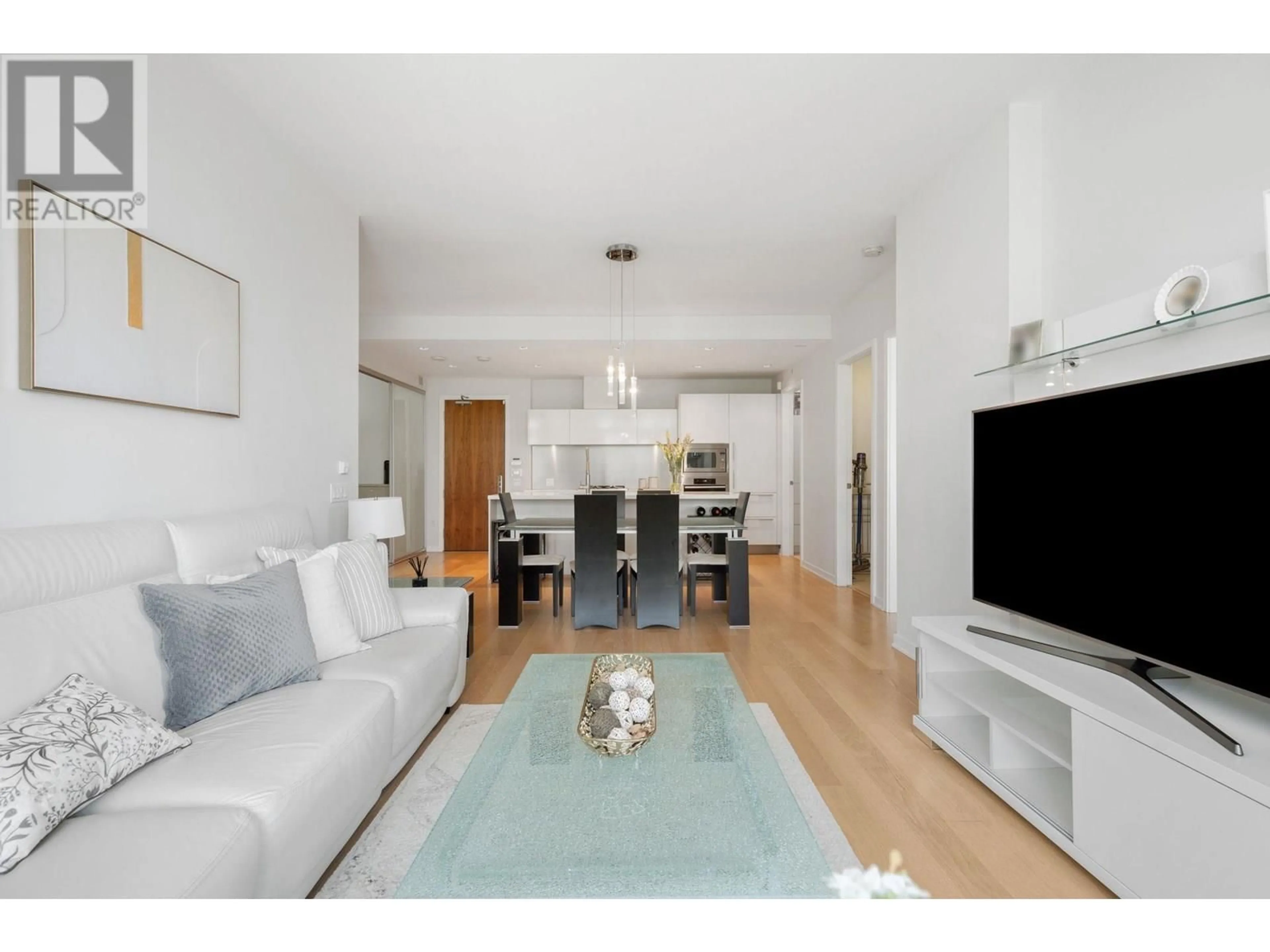 Living room with furniture, unknown for 302 - 1625 MANITOBA STREET, Vancouver British Columbia V5Y0B8