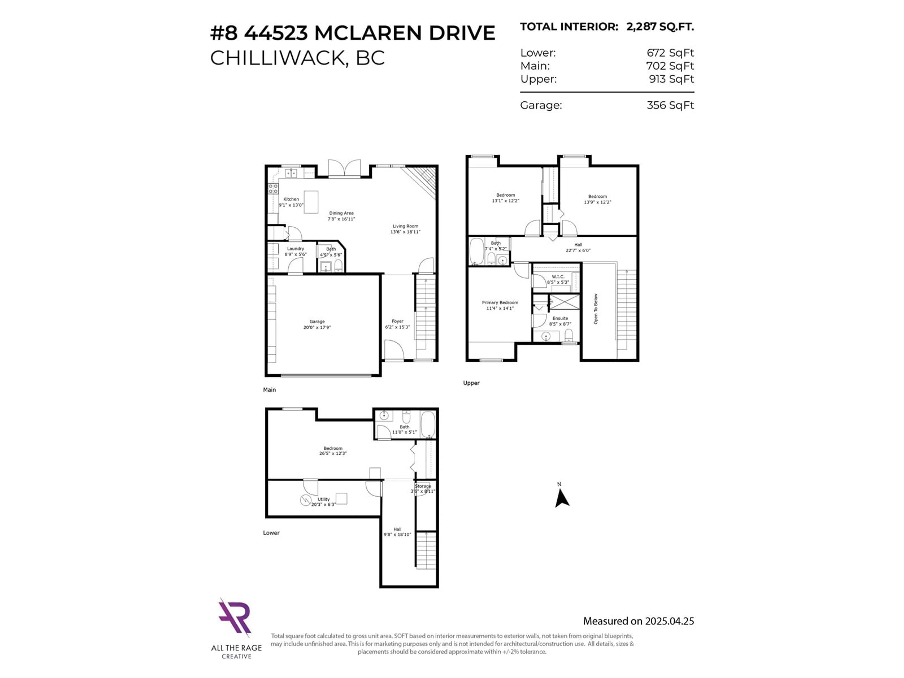 Floor plan for 8 - 44523 MCLAREN DRIVE, Chilliwack British Columbia V2R0C2