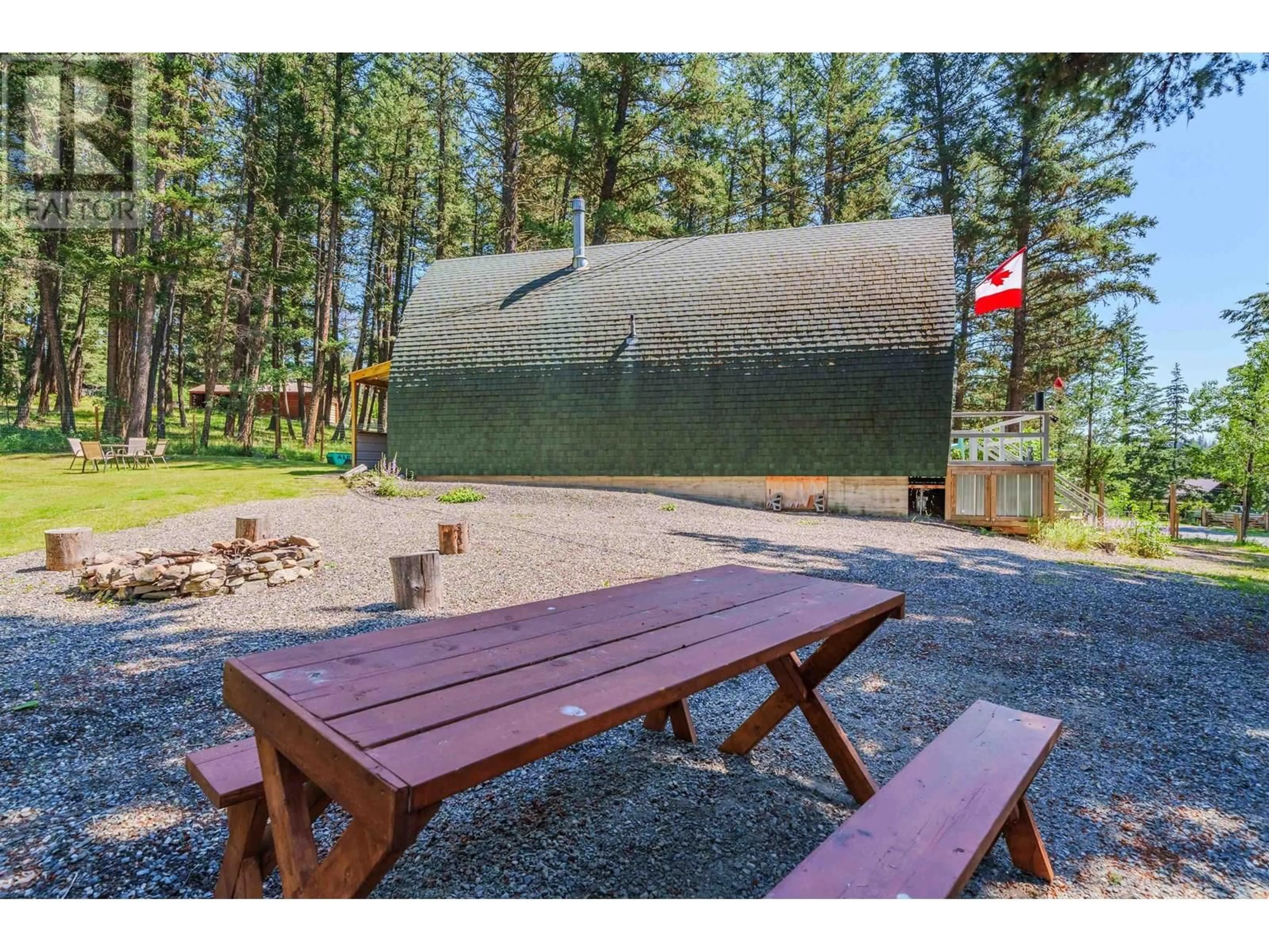Patio, forest/trees view for 5176 KALLUM DRIVE, 108 Mile Ranch British Columbia V0K2Z0