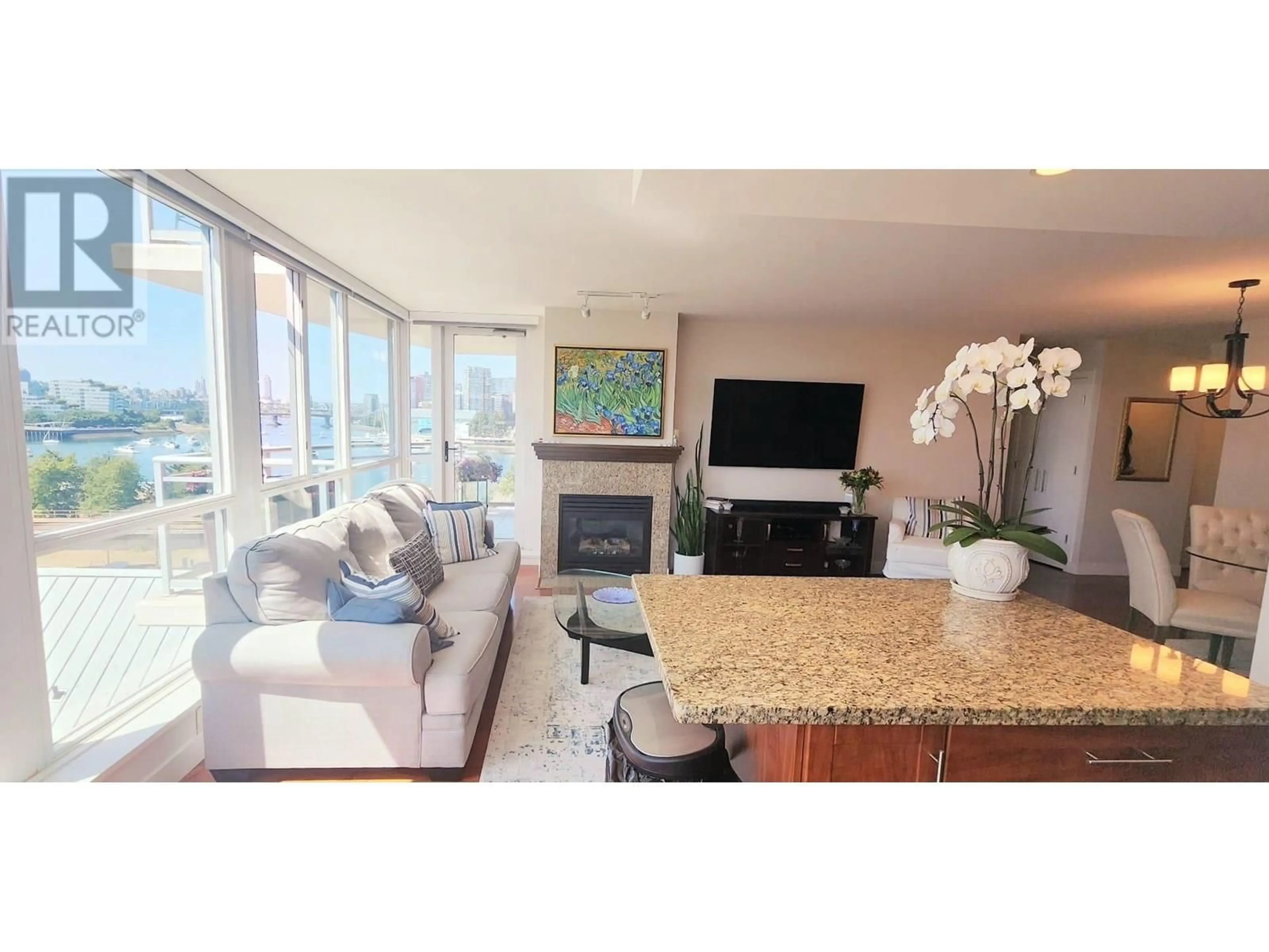 Living room with furniture, unknown for 804 - 120 MILROSS AVENUE, Vancouver British Columbia V6A4K7