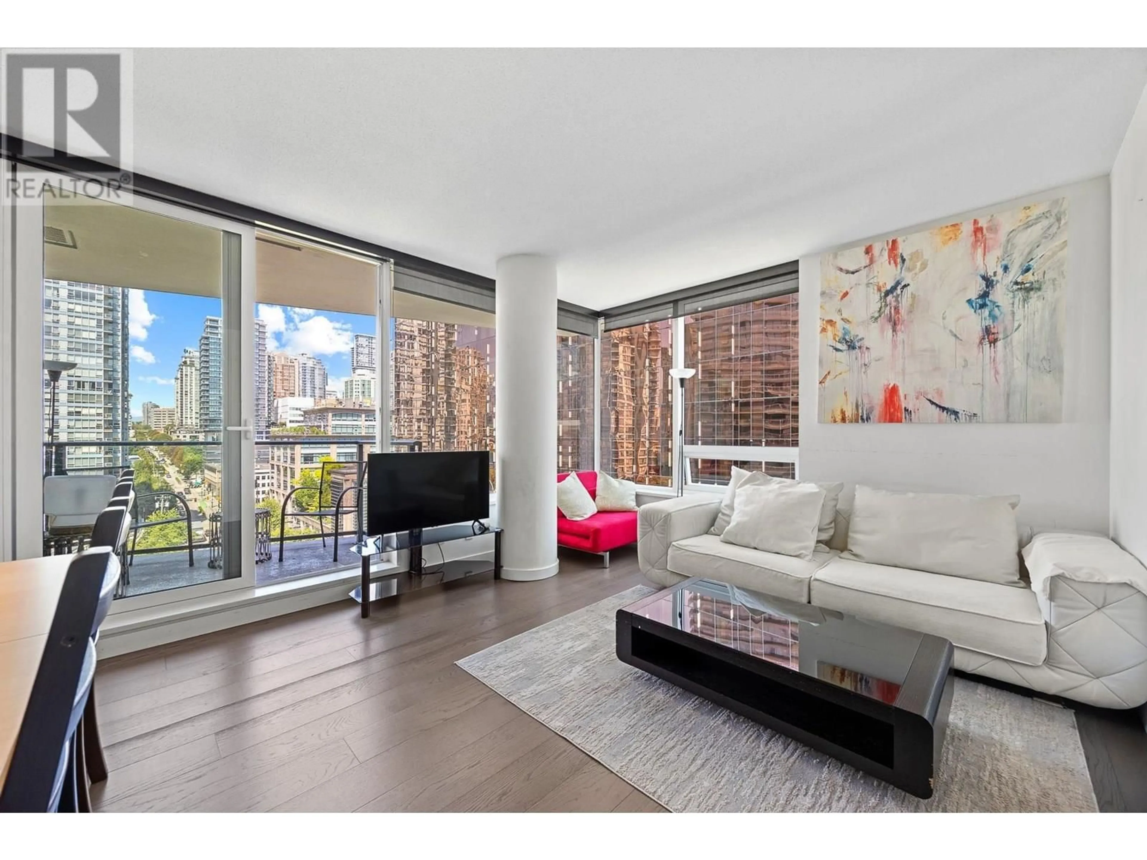 Living room with furniture, unknown for 1122 - 68 SMITHE STREET, Vancouver British Columbia V6B0P4