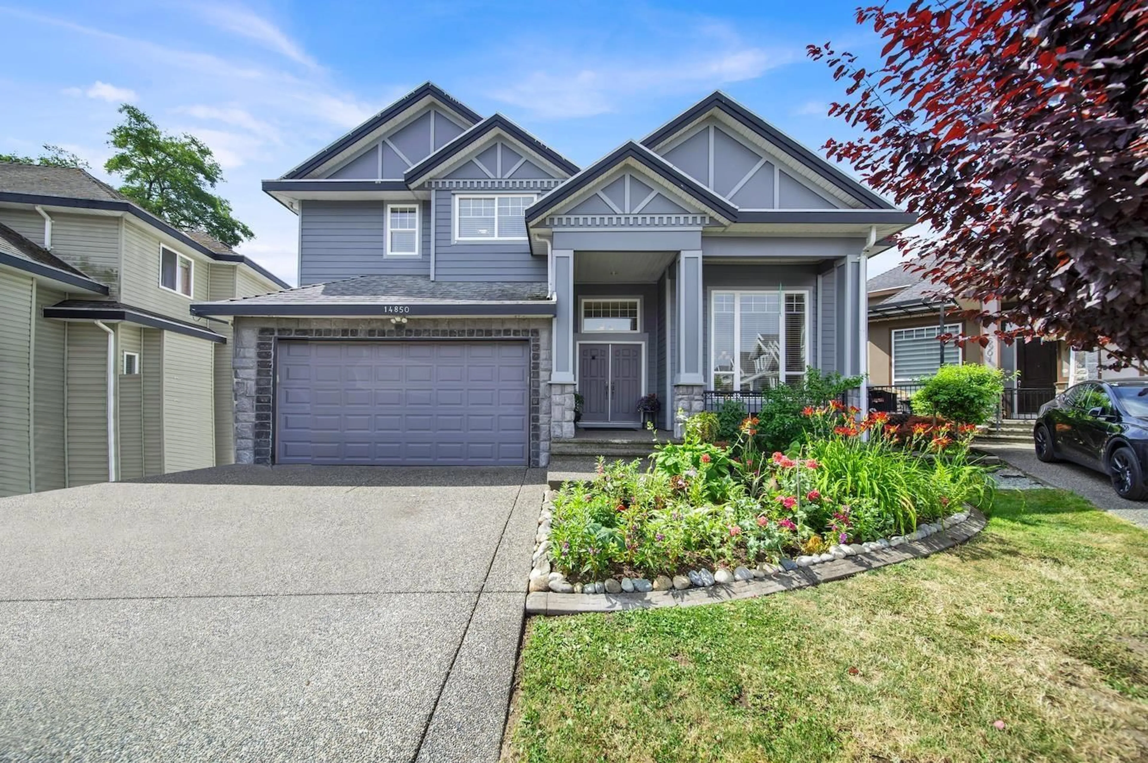 Home with vinyl exterior material, street for 14850 69, Surrey British Columbia V3S0Y8