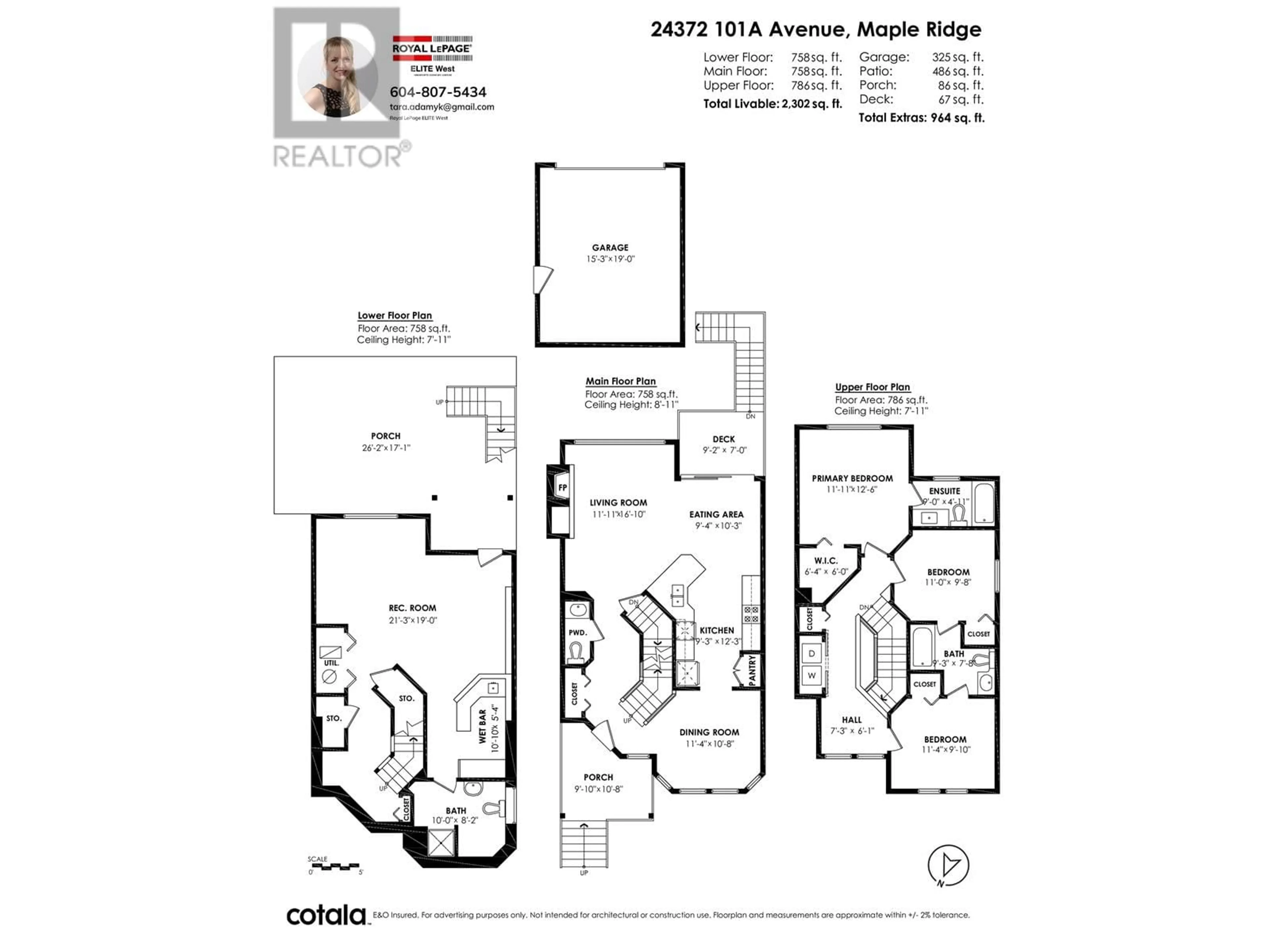 Floor plan for 24372 101A AVENUE, Maple Ridge British Columbia V2W1W6