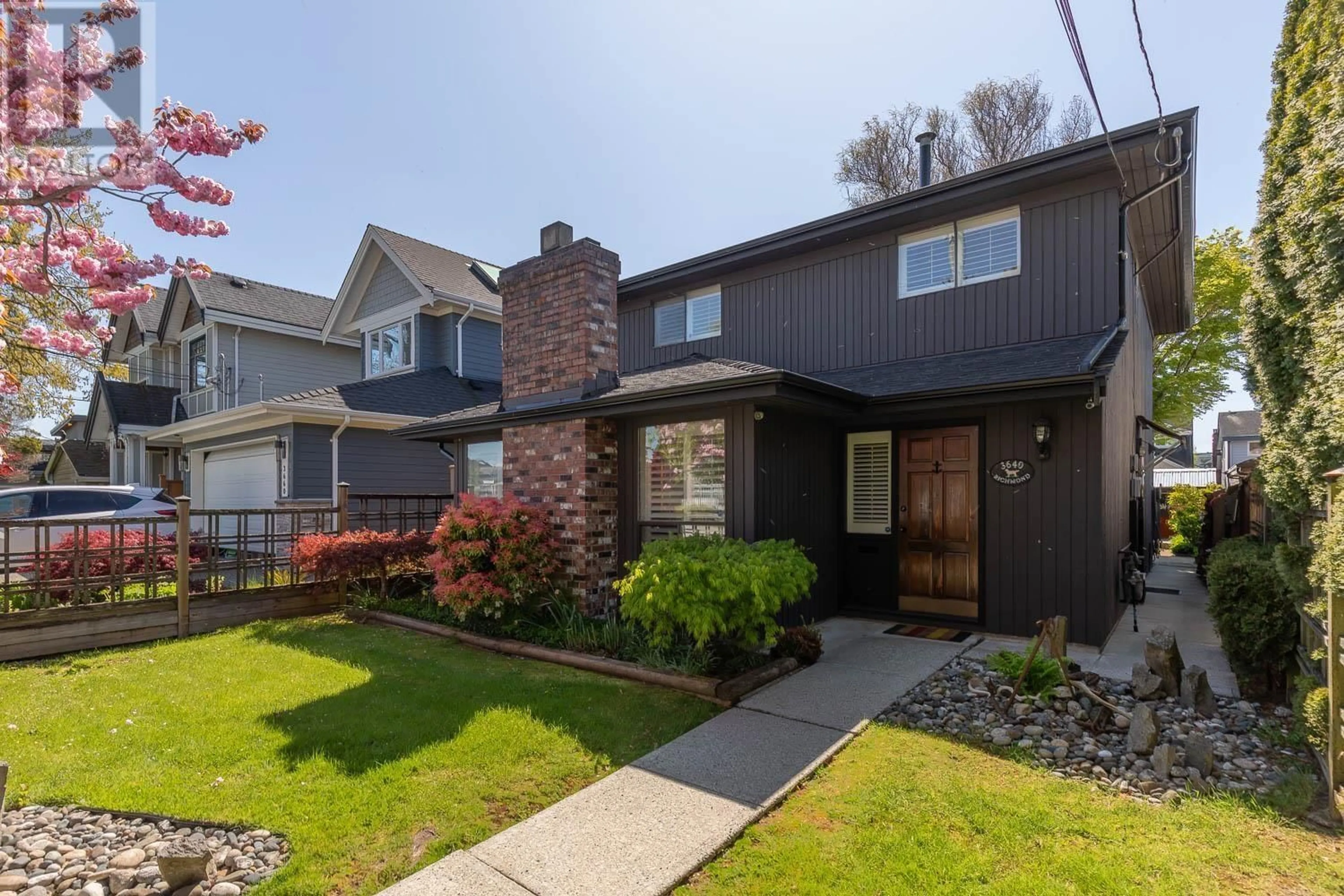 Home with brick exterior material, street for 3640 RICHMOND STREET, Richmond British Columbia V7E2W4