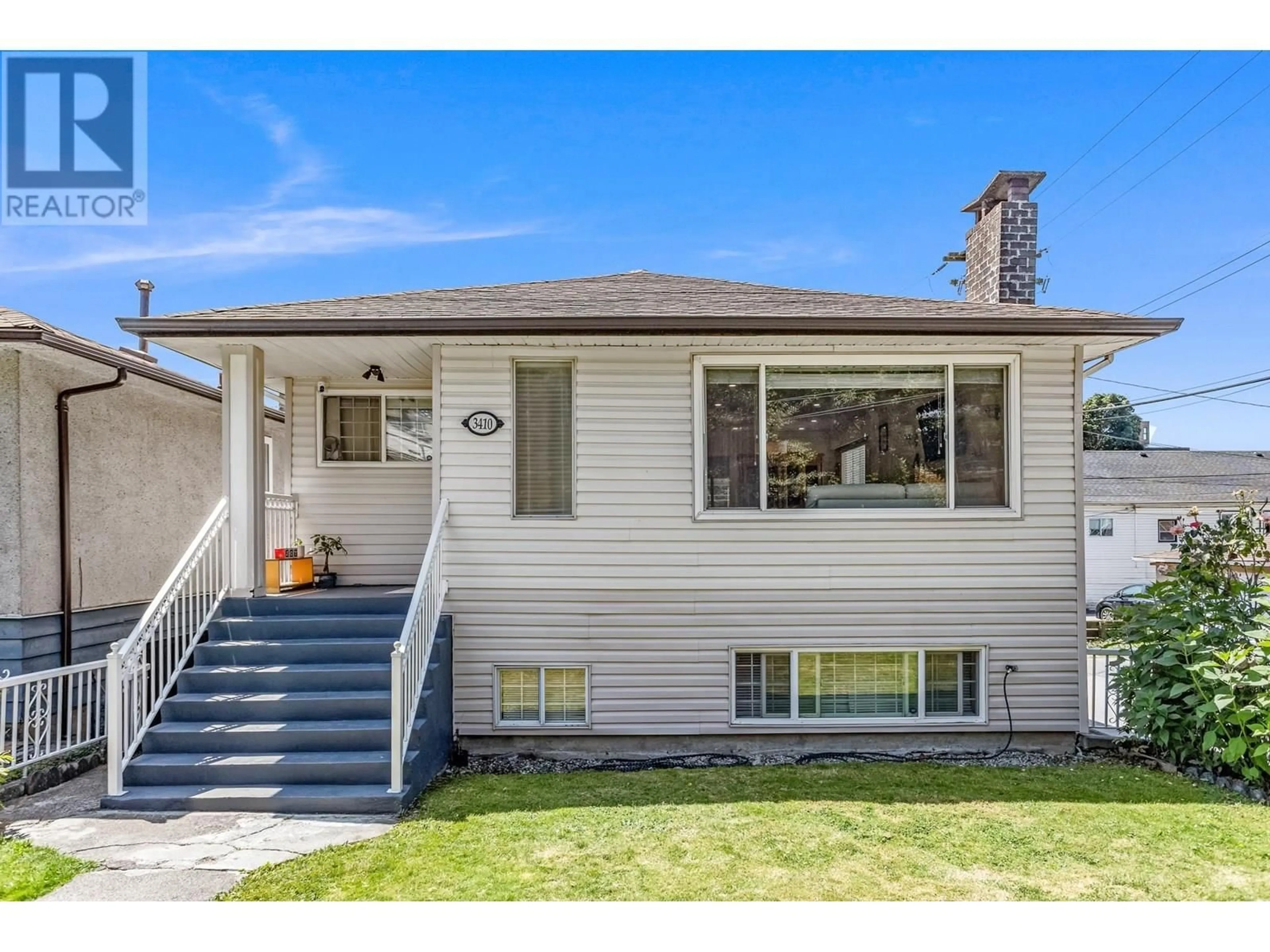 Home with vinyl exterior material, street for 3410 EUCLID AVENUE, Vancouver British Columbia V5R5G4