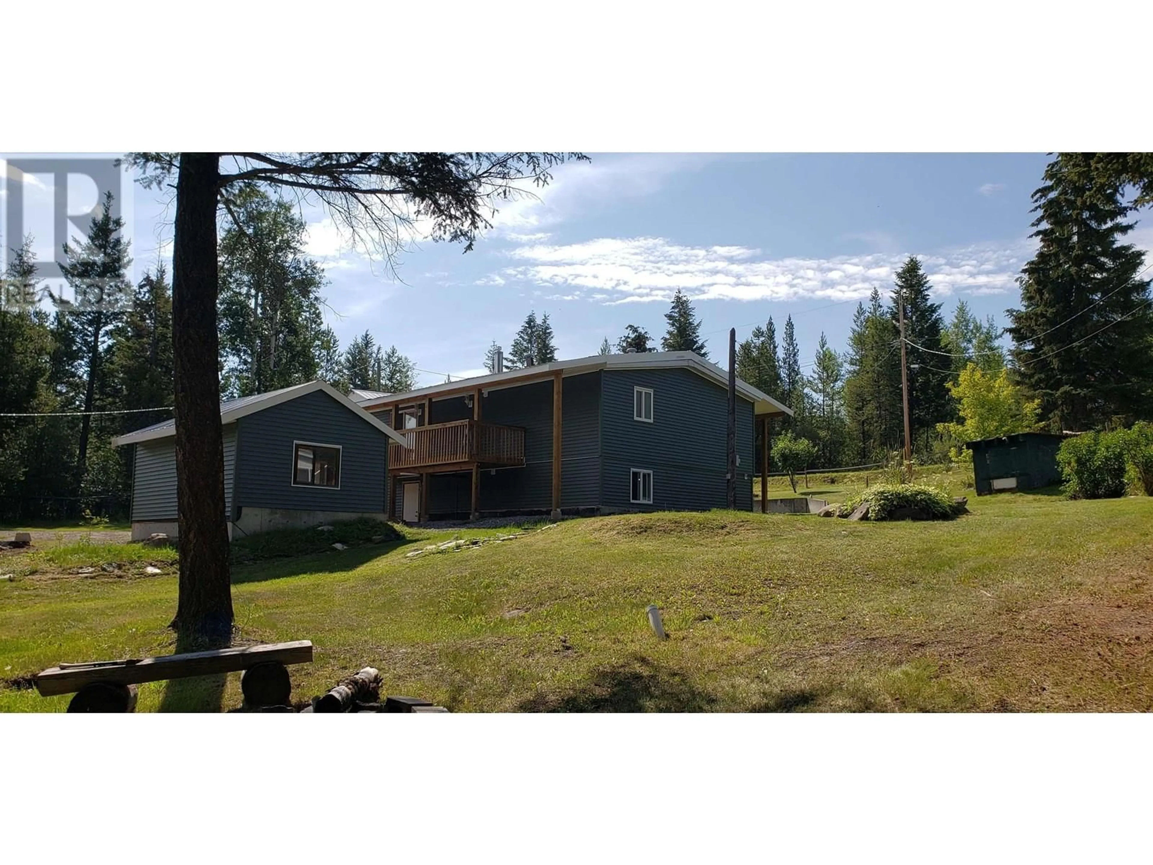 A pic from outside/outdoor area/front of a property/back of a property/a pic from drone, forest/trees view for 6209 GARRETT ROAD, Lone Butte British Columbia V0K1X3