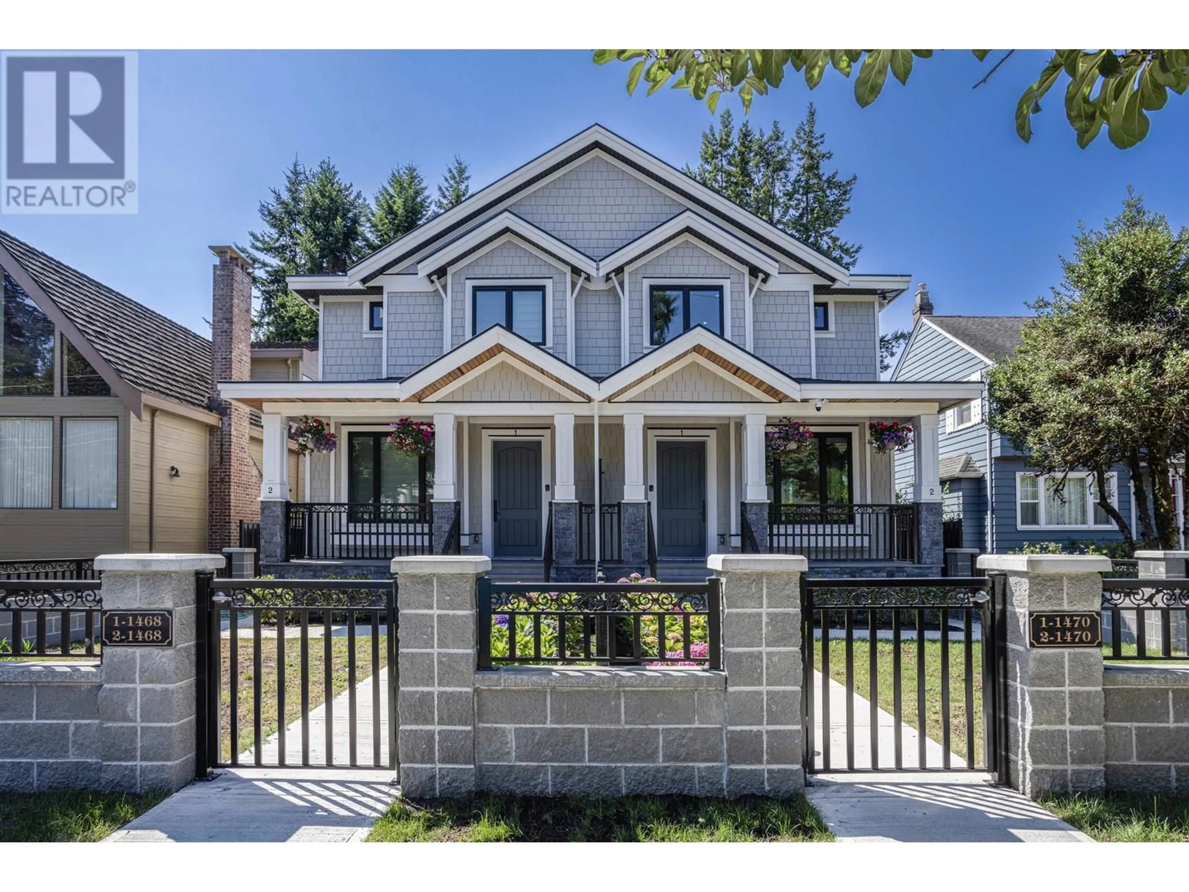 Home with vinyl exterior material, street for 1470 57TH AVENUE, Vancouver British Columbia V6P1S9