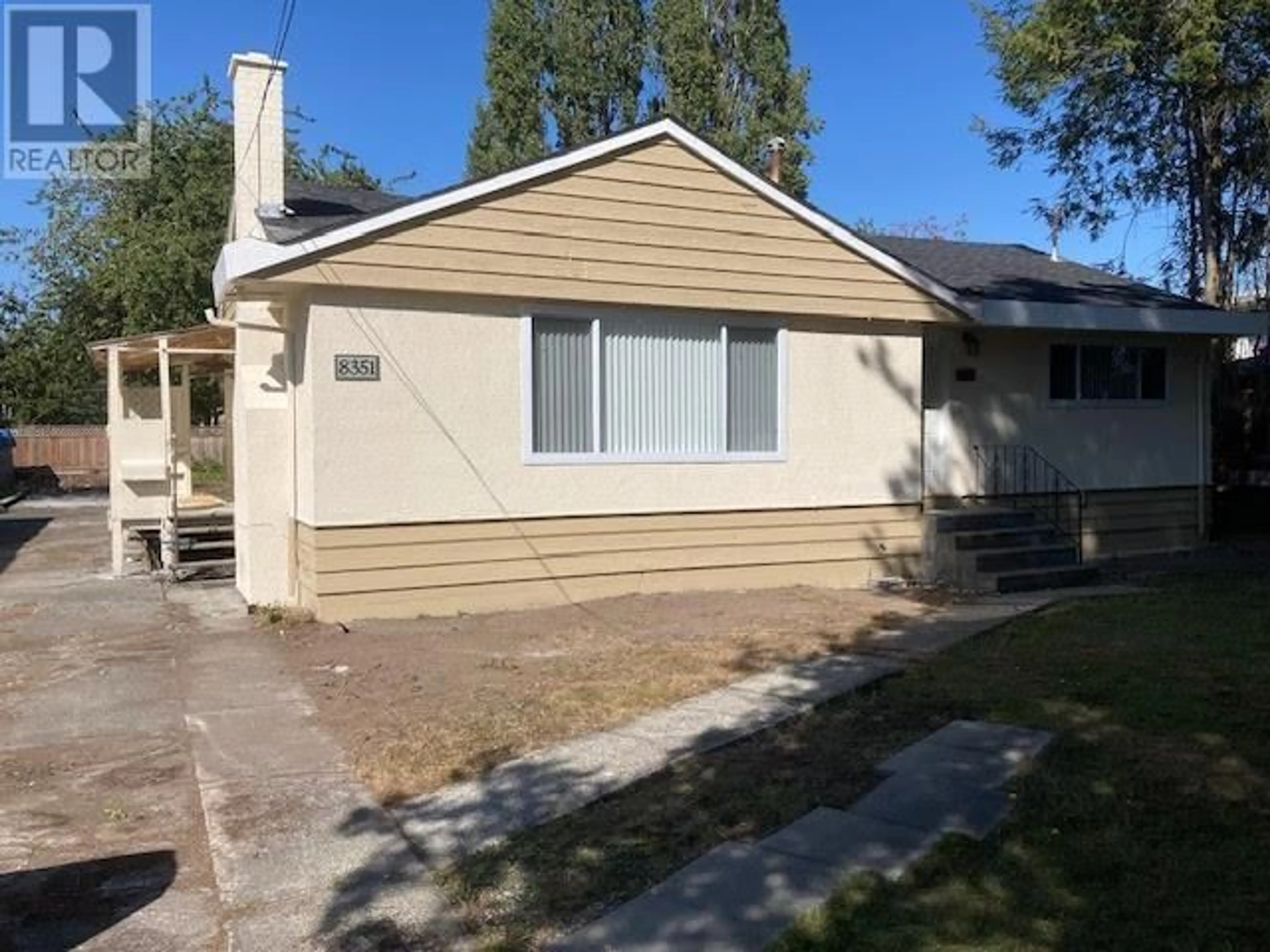 Home with vinyl exterior material, street for 8351 BROWNELL ROAD, Richmond British Columbia V6X1G3