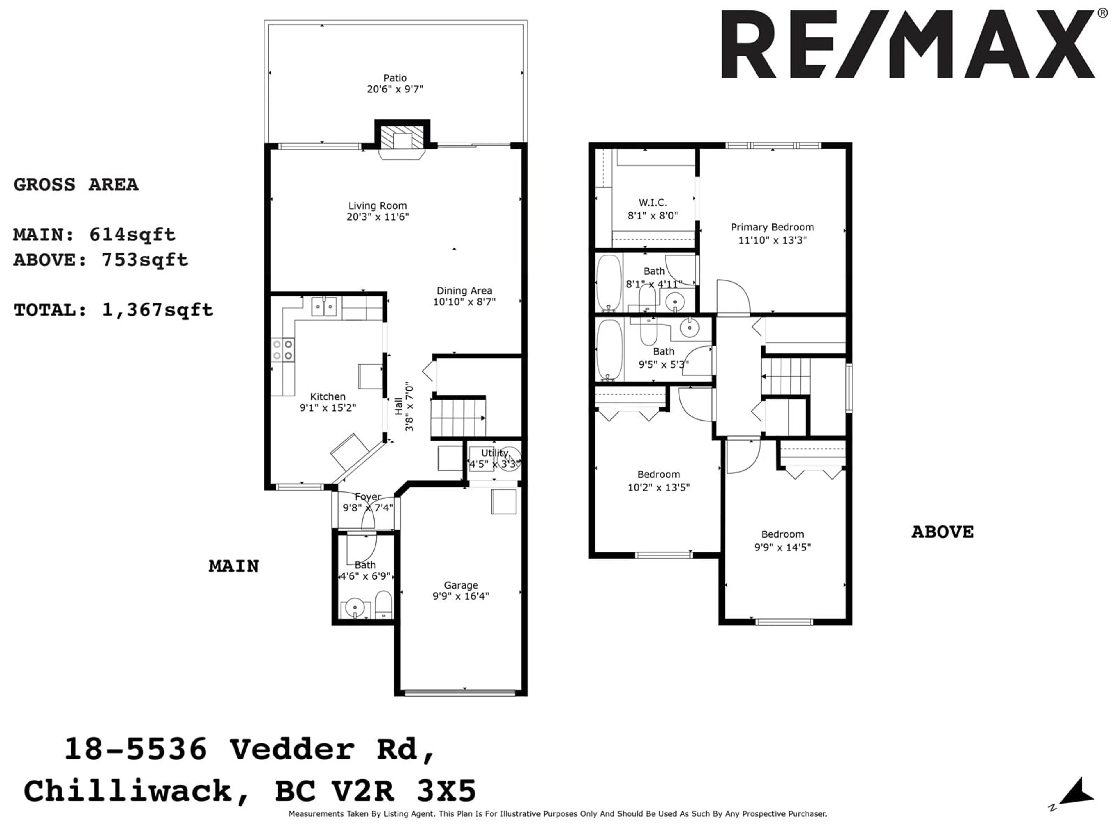 Floor plan for 18 - 5536 VEDDER ROAD, Chilliwack British Columbia V2R3X5
