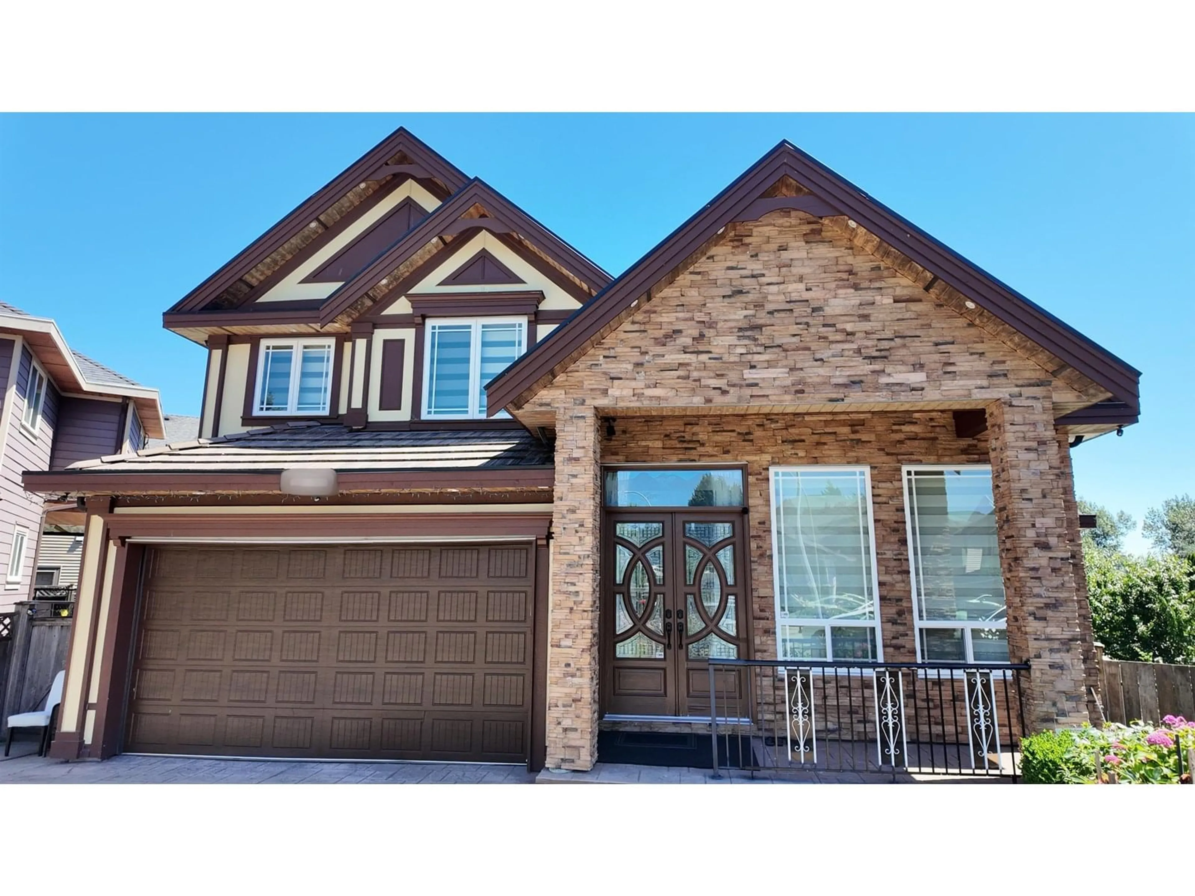 Home with brick exterior material, street for 6636 148A, Surrey British Columbia V3S2W4