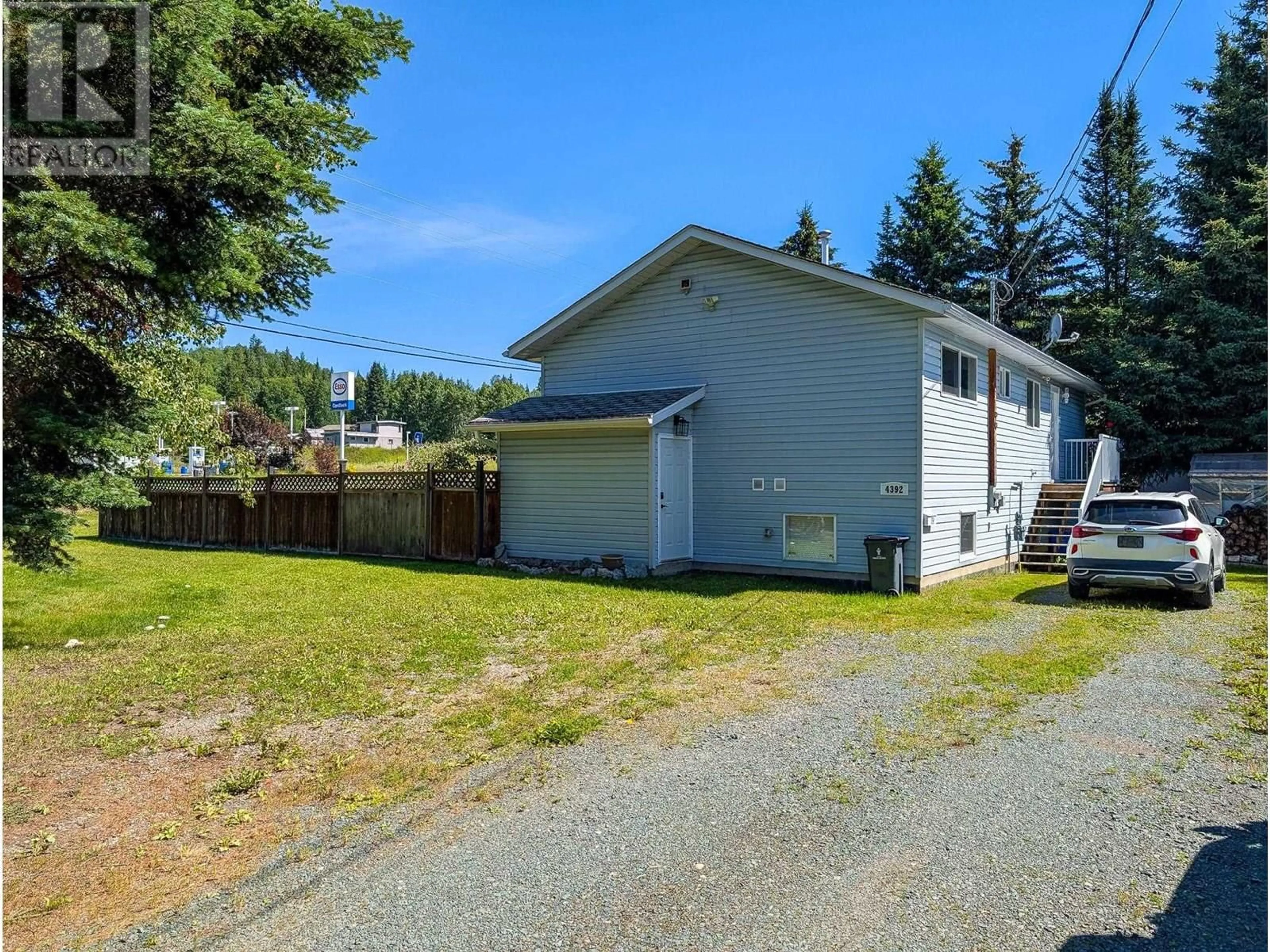 A pic from outside/outdoor area/front of a property/back of a property/a pic from drone, street for 4392 FEHR ROAD, Prince George British Columbia V2K1R1