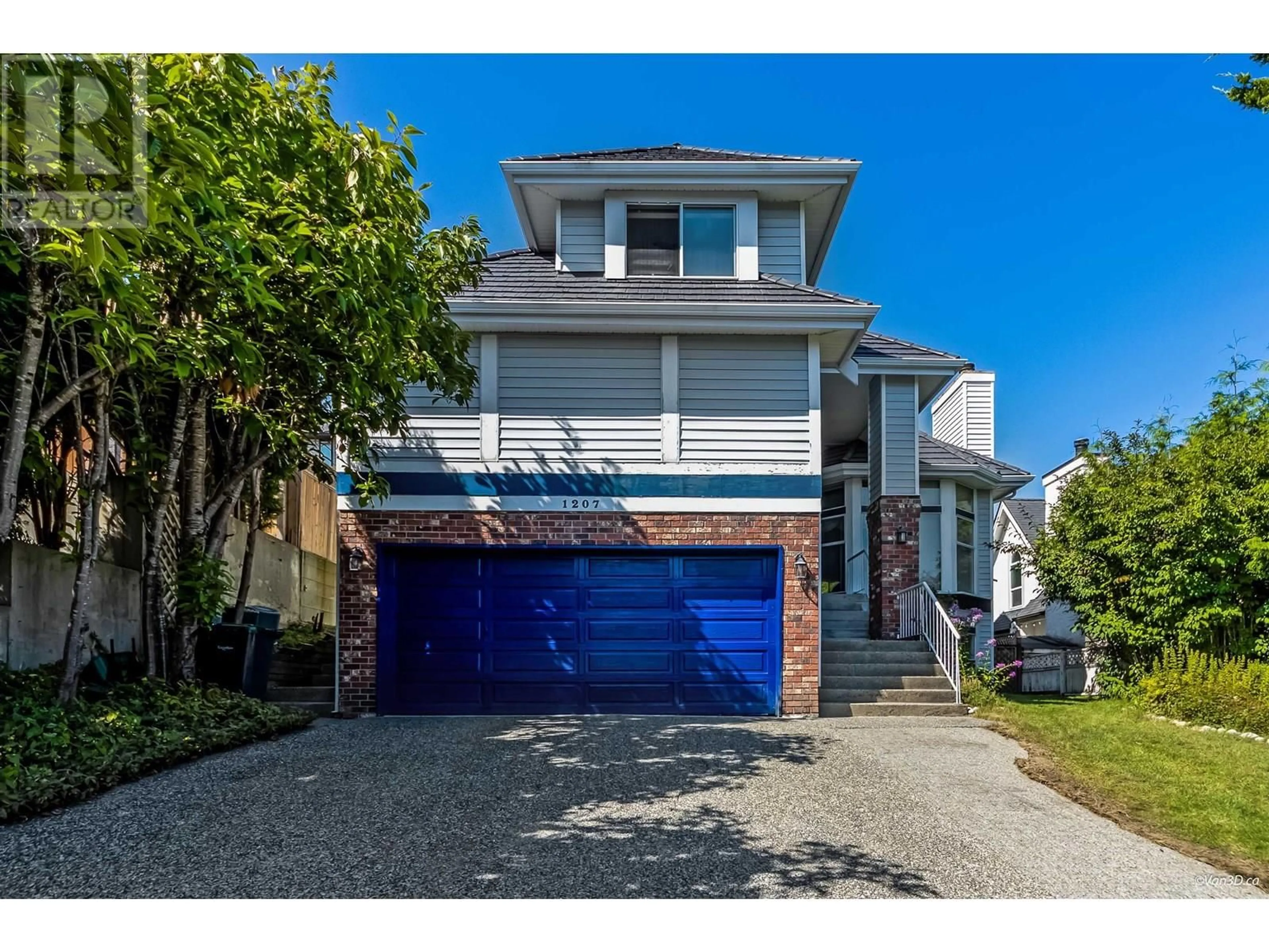 Home with brick exterior material, street for 1207 DURANT DRIVE, Coquitlam British Columbia V3B6R3