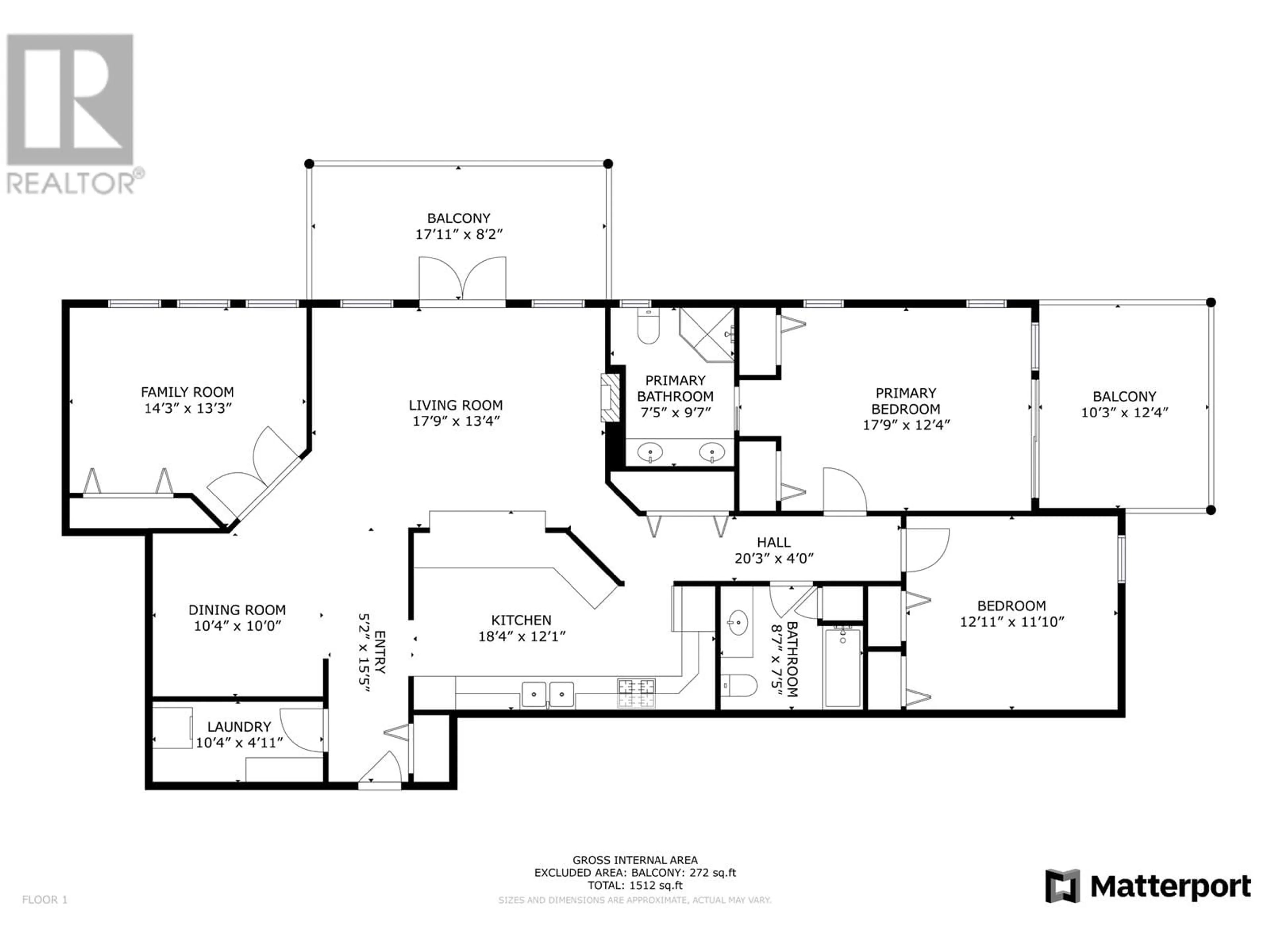 Floor plan for 204 - 5768 MARINE WAY, Sechelt British Columbia V7Z0K4