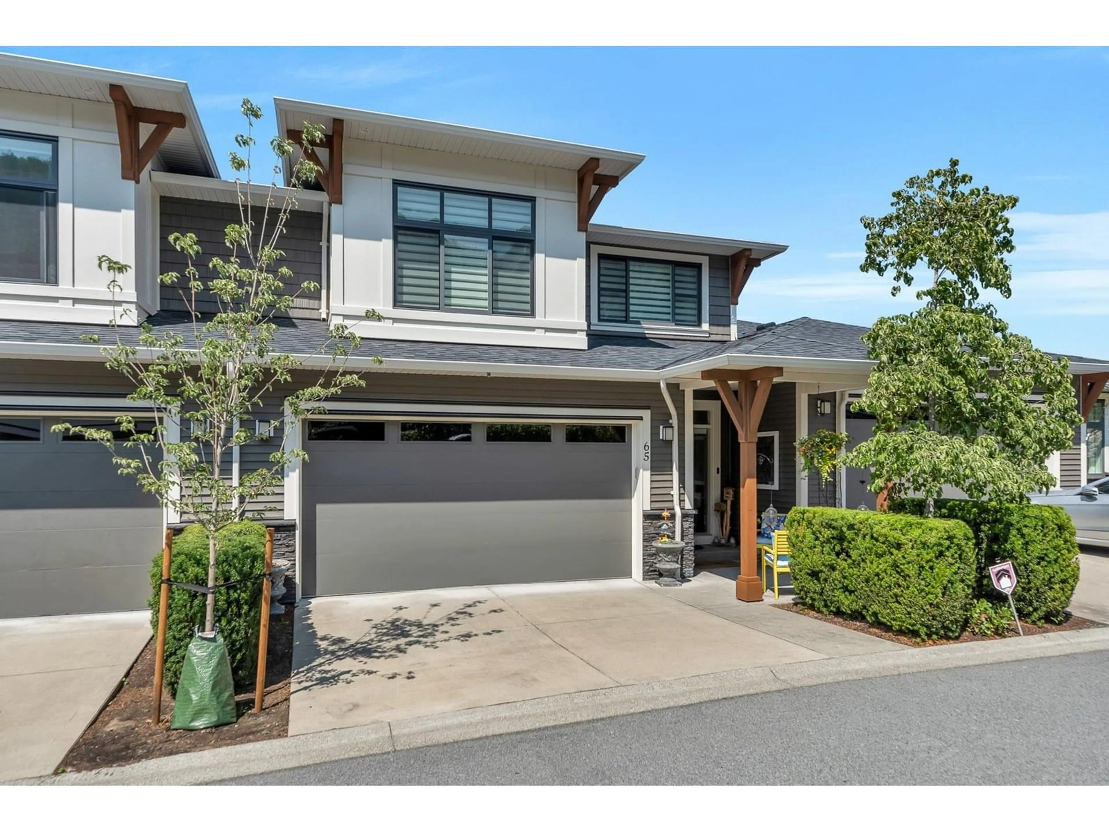 Home with brick exterior material, street for 65 - 43685 CHILLIWACK MOUNTAIN ROAD, Chilliwack British Columbia V2R0X5