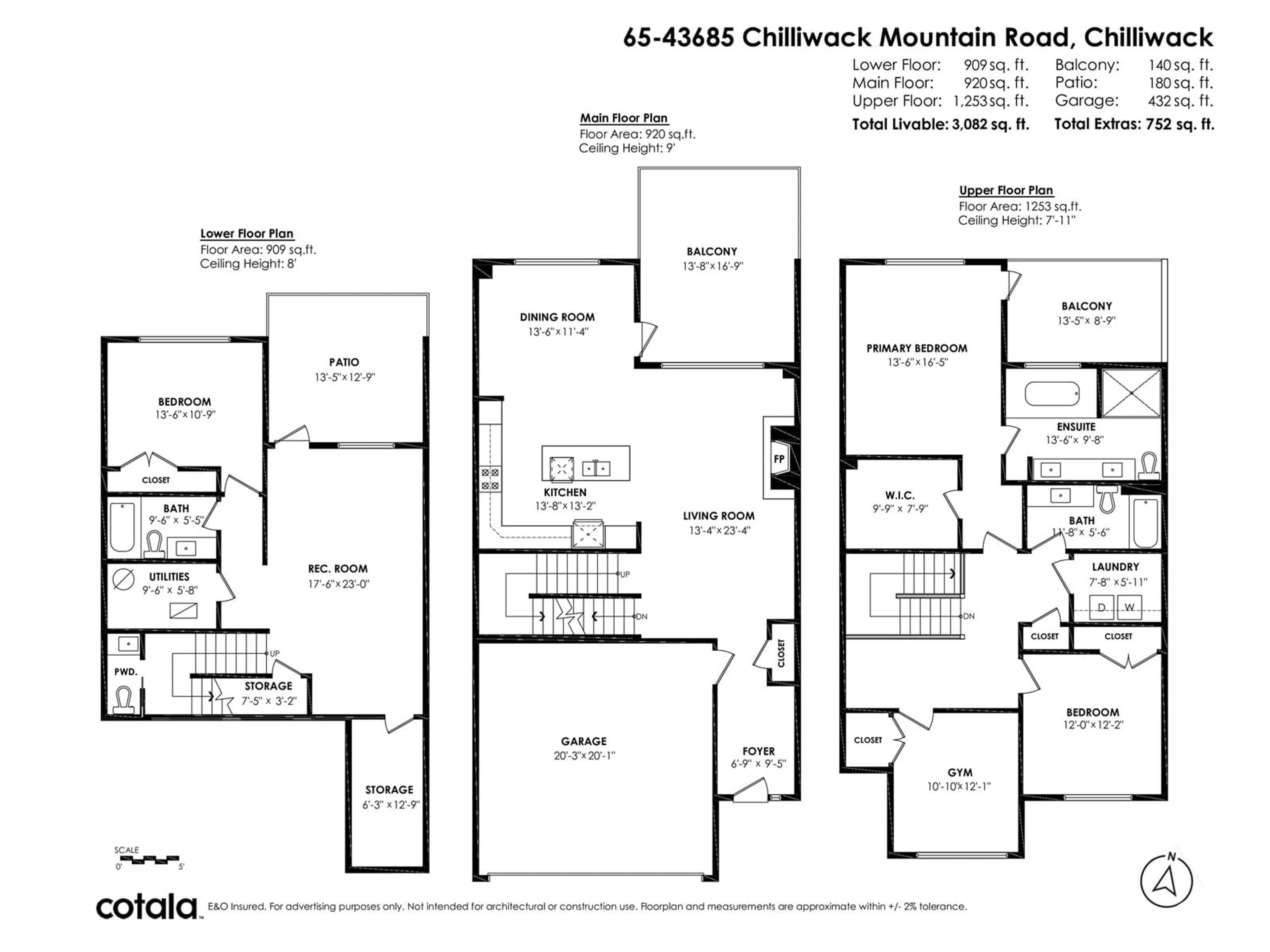 Floor plan for 65 - 43685 CHILLIWACK MOUNTAIN ROAD, Chilliwack British Columbia V2R0X5