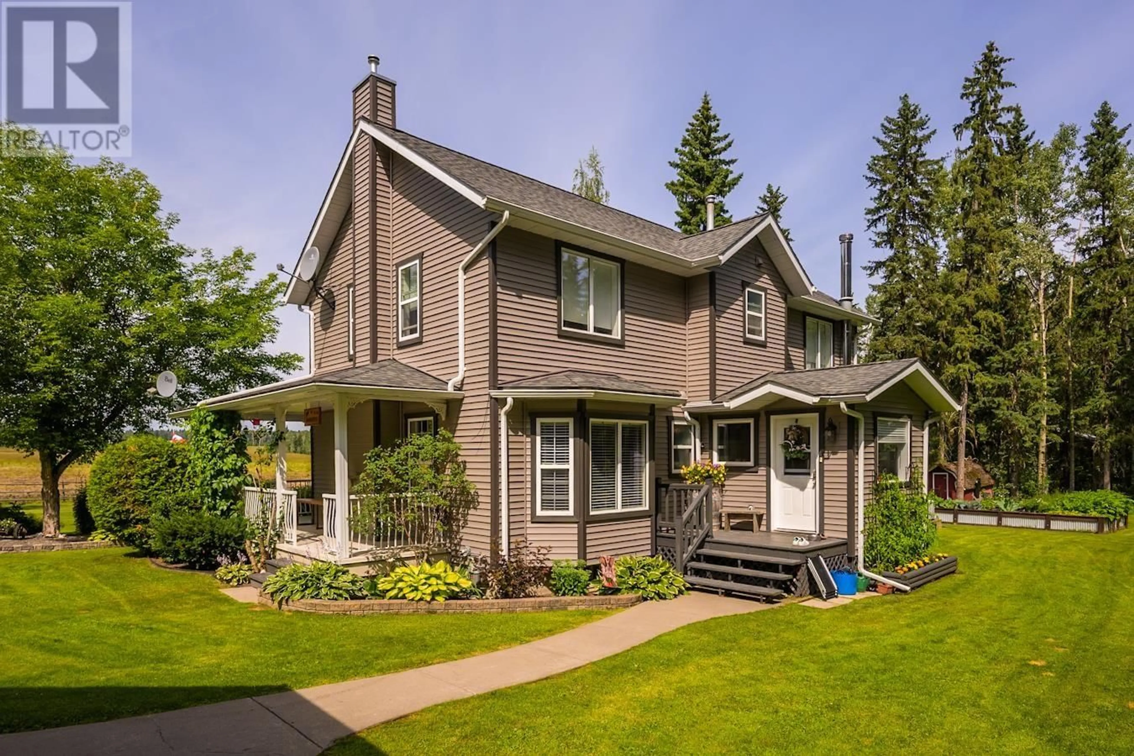 Home with vinyl exterior material, street for 11230 SIX MILE LAKE ROAD, Prince George British Columbia V2N6V4