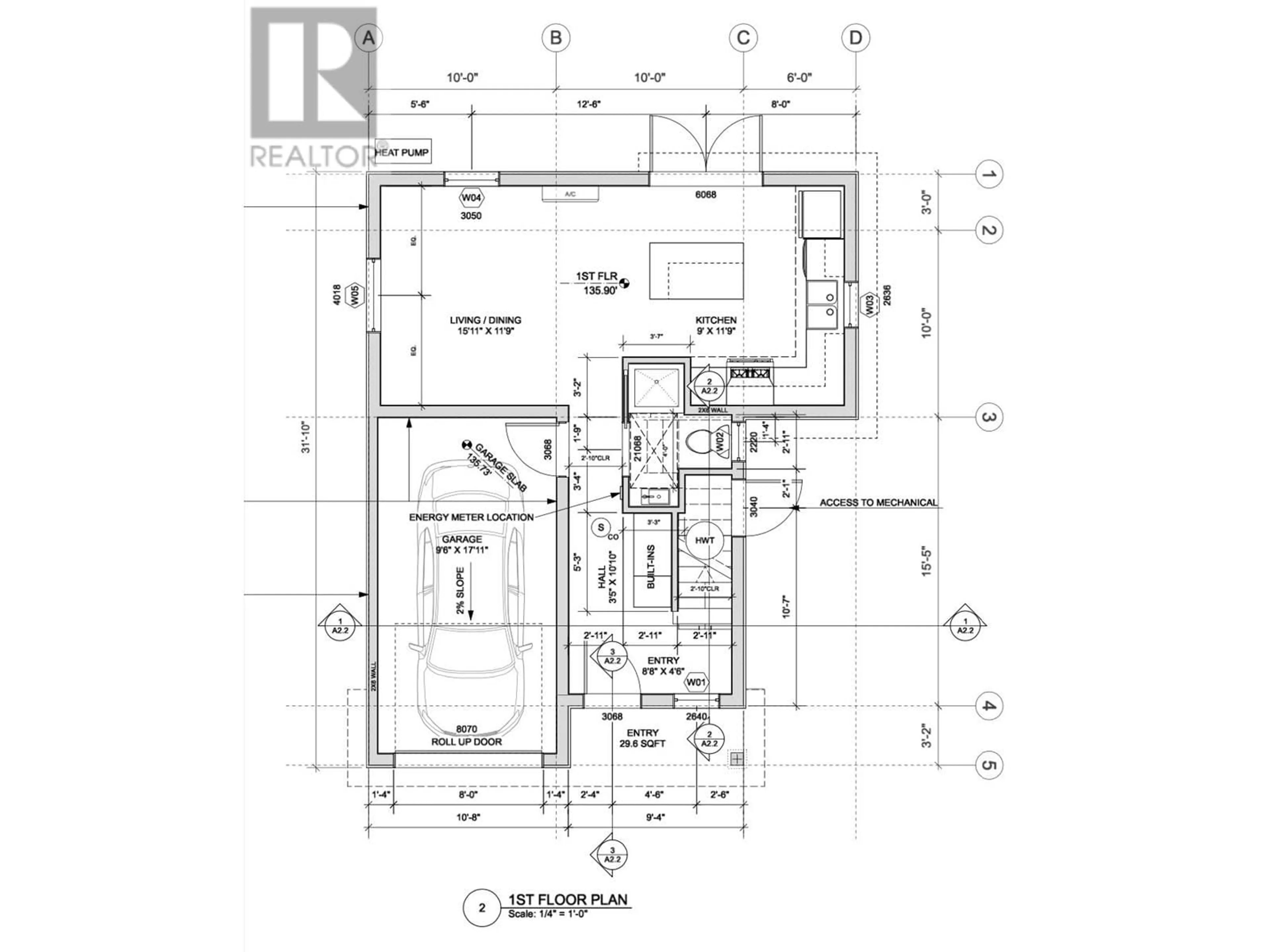 Floor plan for 2594 ETON STREET, Vancouver British Columbia V5K1J7