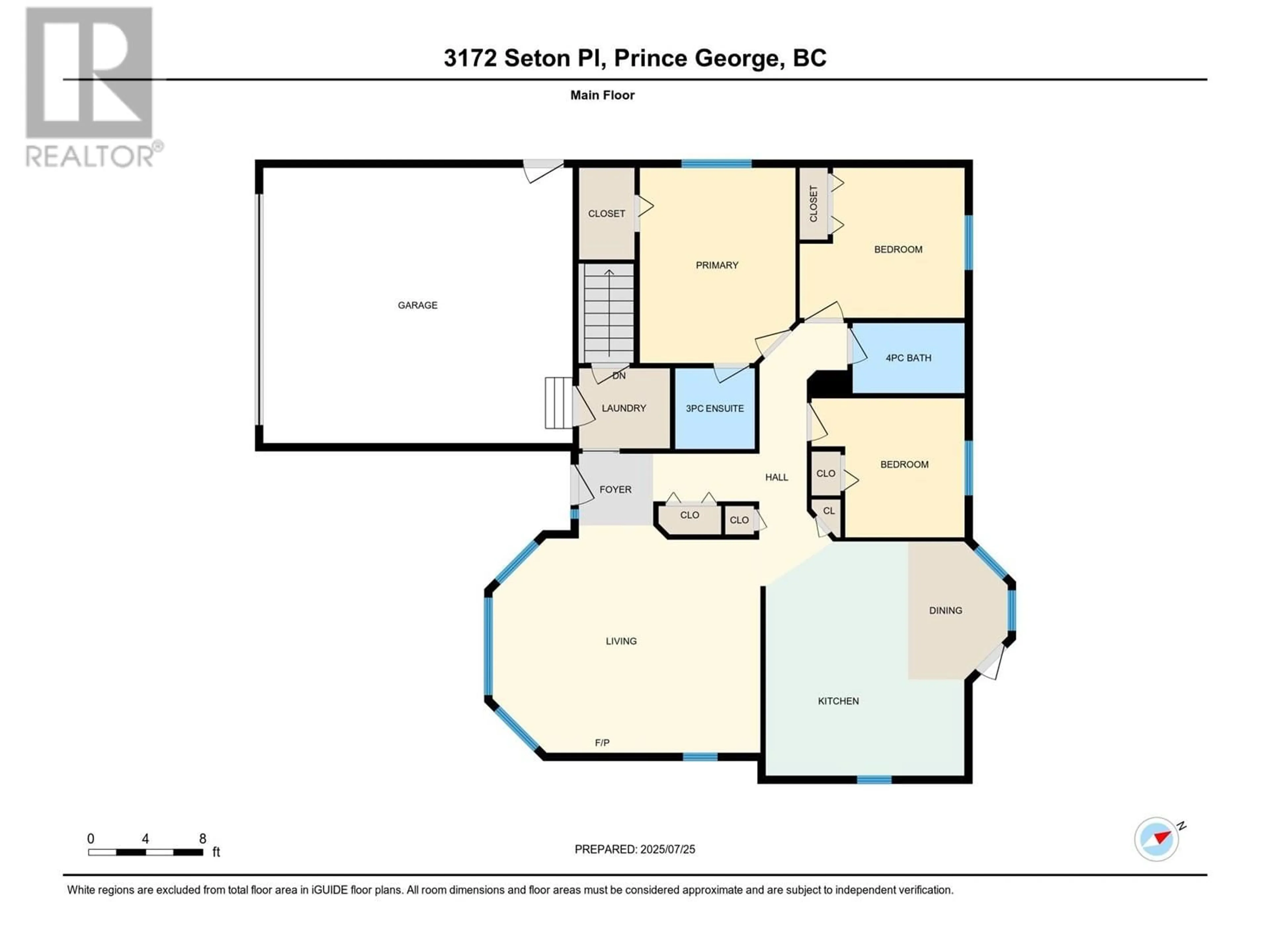 Floor plan for 3172 SETON PLACE, Prince George British Columbia V2K4T7