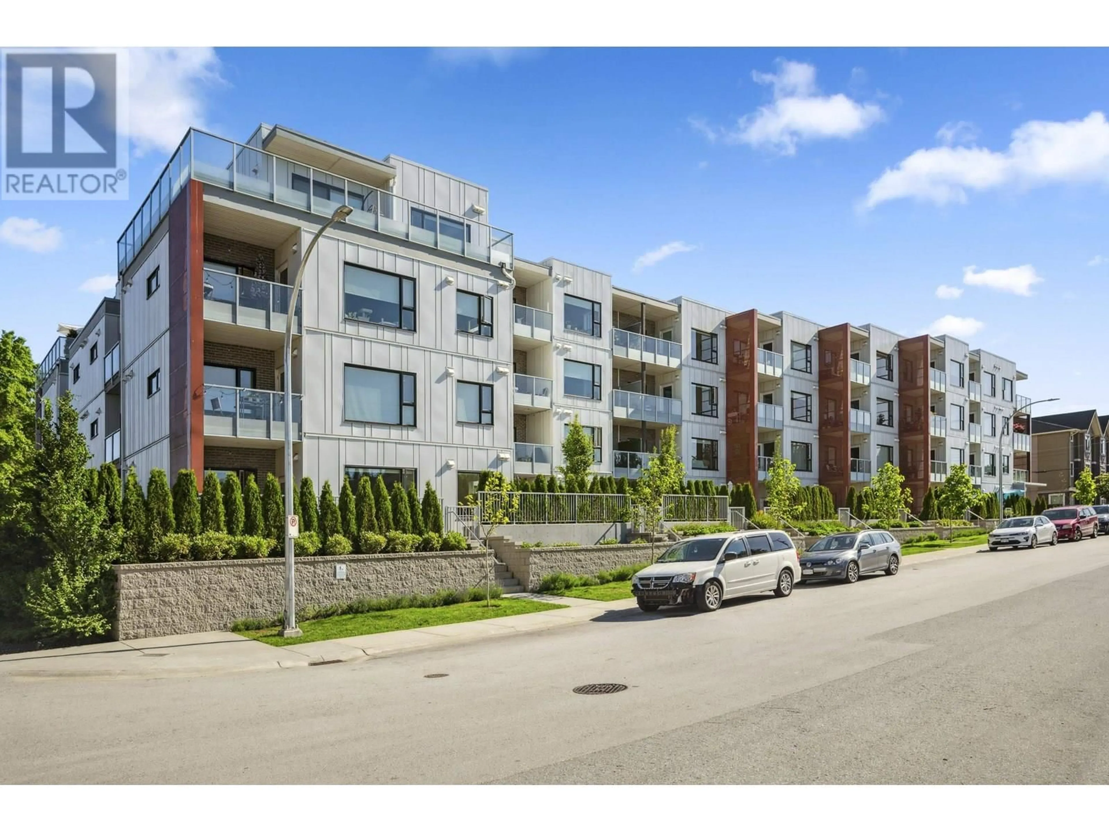 A pic from outside/outdoor area/front of a property/back of a property/a pic from drone, street for 314 - 2345 RINDALL AVENUE, Port Coquitlam British Columbia V3C1V3