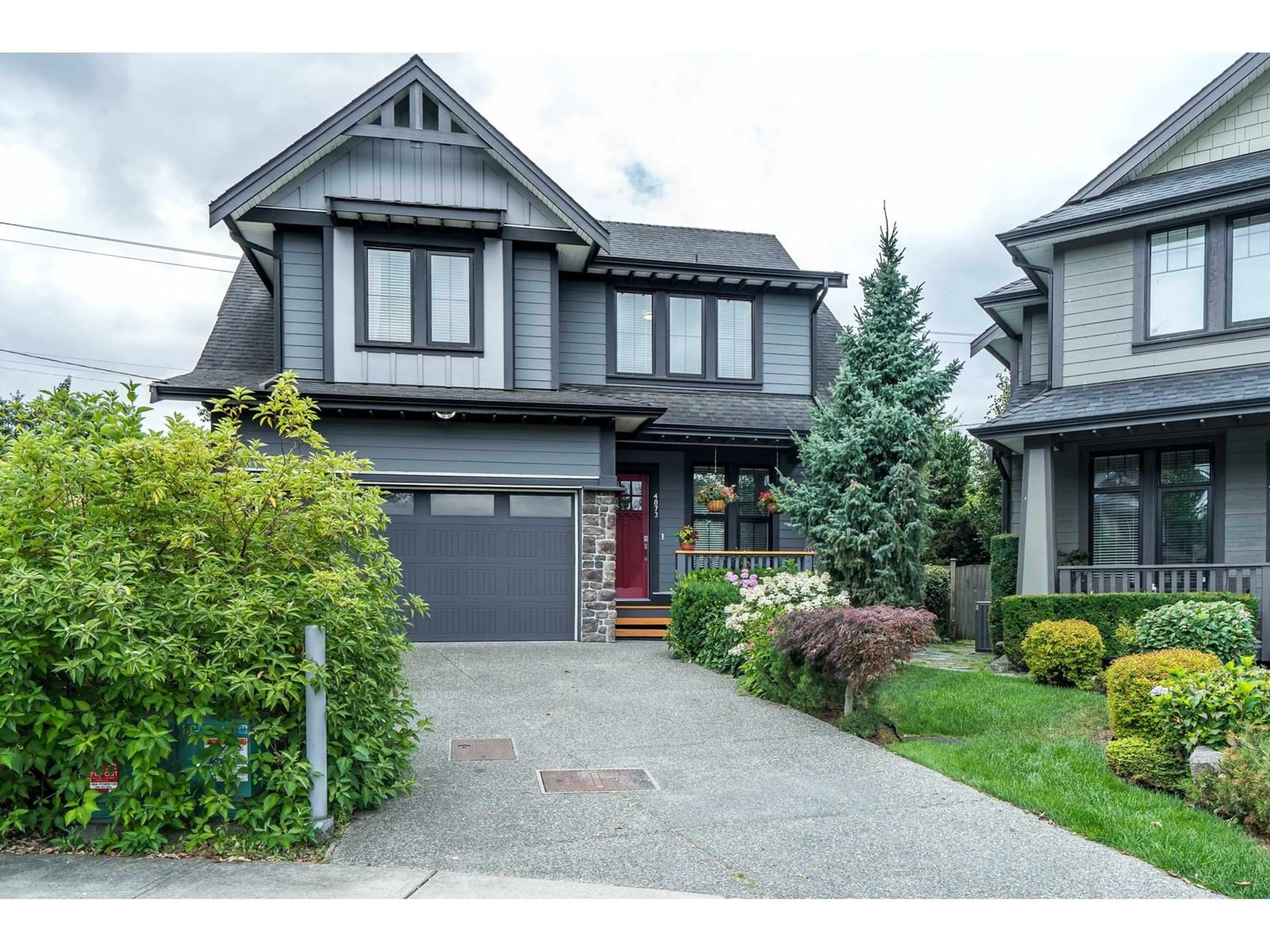 Home with brick exterior material, street for 4873 223B, Langley British Columbia V2Y2X6