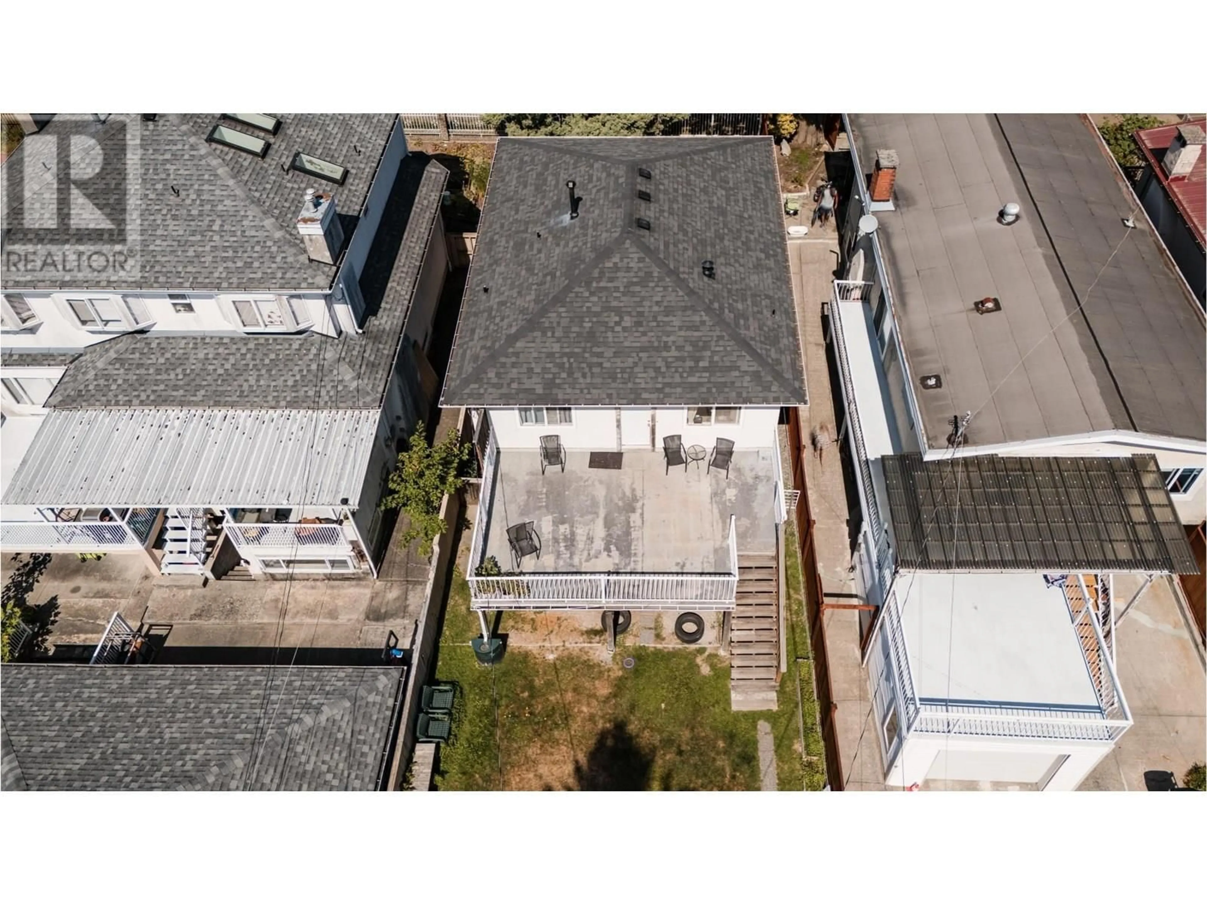 A pic from outside/outdoor area/front of a property/back of a property/a pic from drone, city buildings view from balcony for 5120 FAIRMONT STREET, Vancouver British Columbia V5R3V3