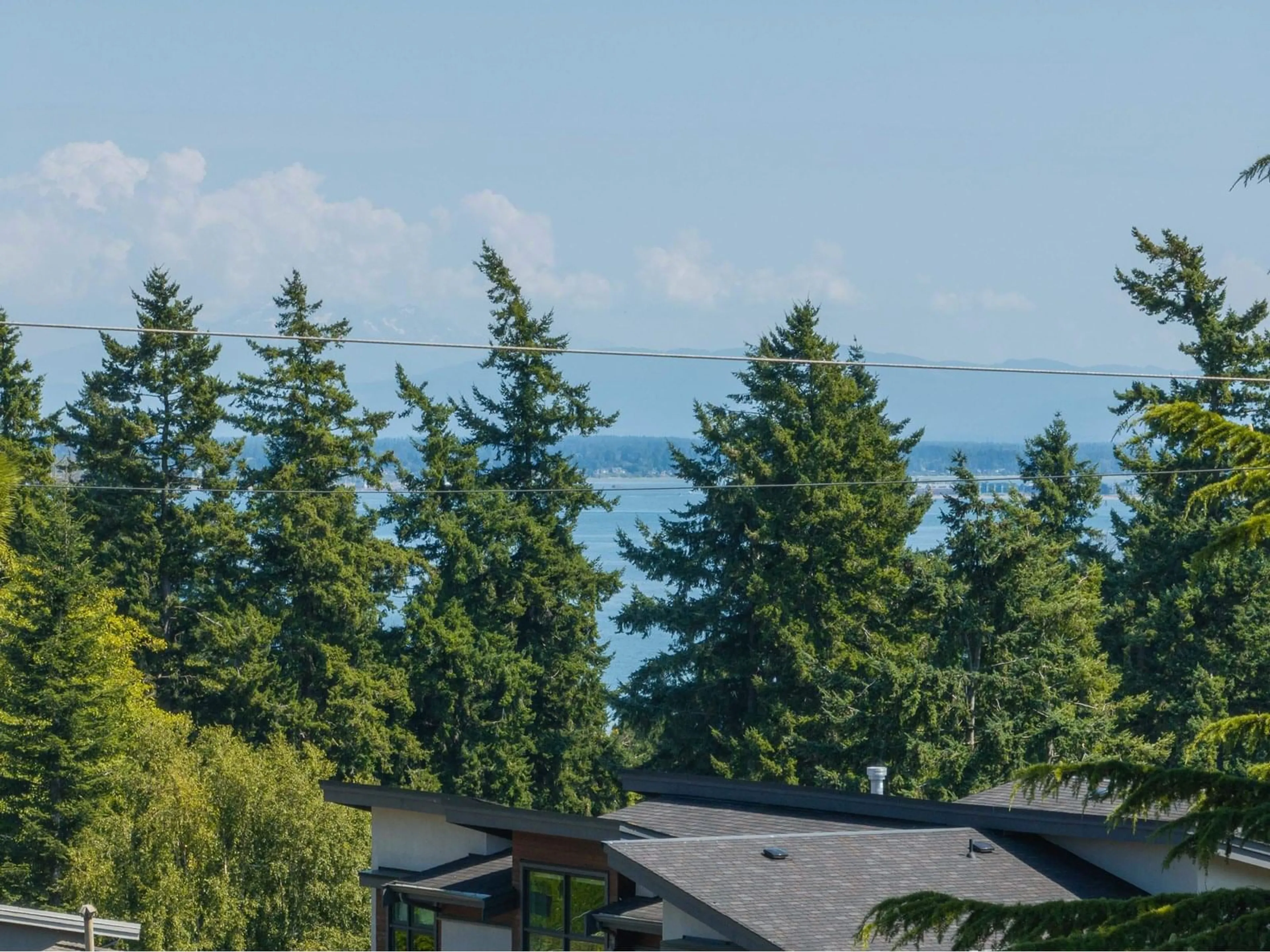 A pic from outside/outdoor area/front of a property/back of a property/a pic from drone, water/lake/river/ocean view for 13195 14, Surrey British Columbia V4A1G6
