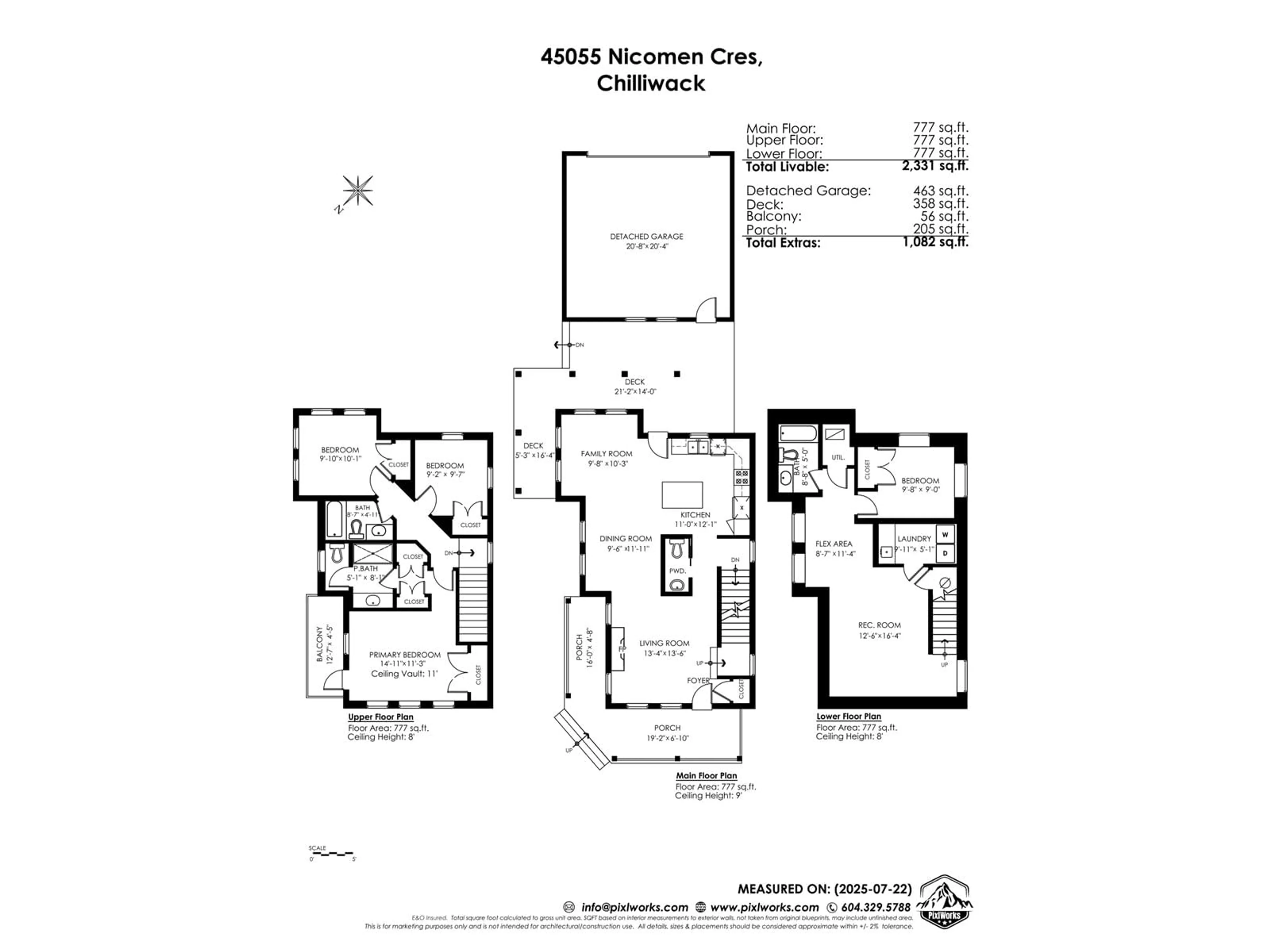 Floor plan for 45055 NICOMEN CRESCENT, Chilliwack British Columbia V2R0S1