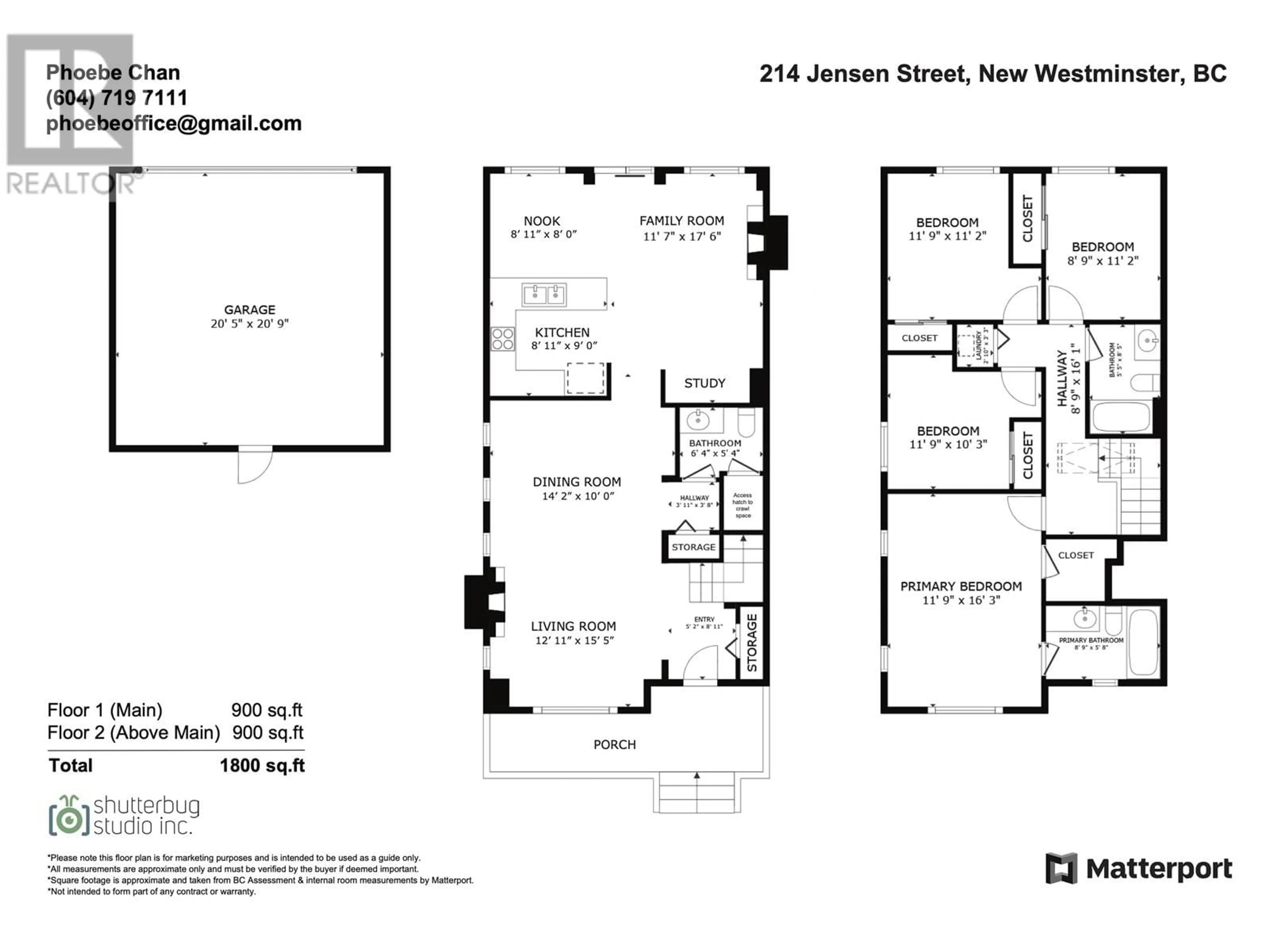 Floor plan for 214 JENSEN STREET, New Westminster British Columbia V3M0E7