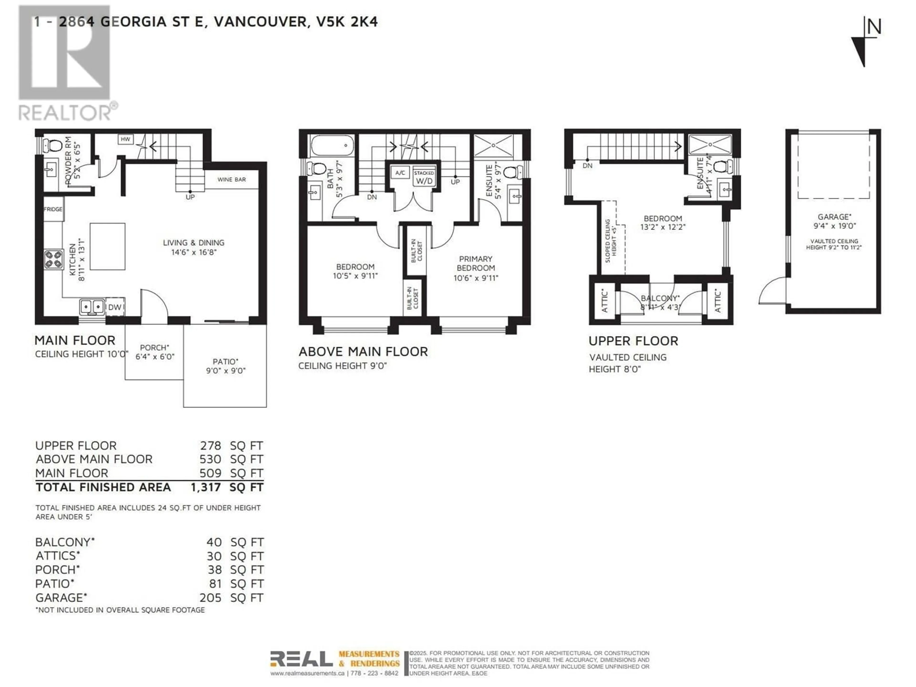 Floor plan for 1 - 2864 GEORGIA STREET, Vancouver British Columbia V5K2K4