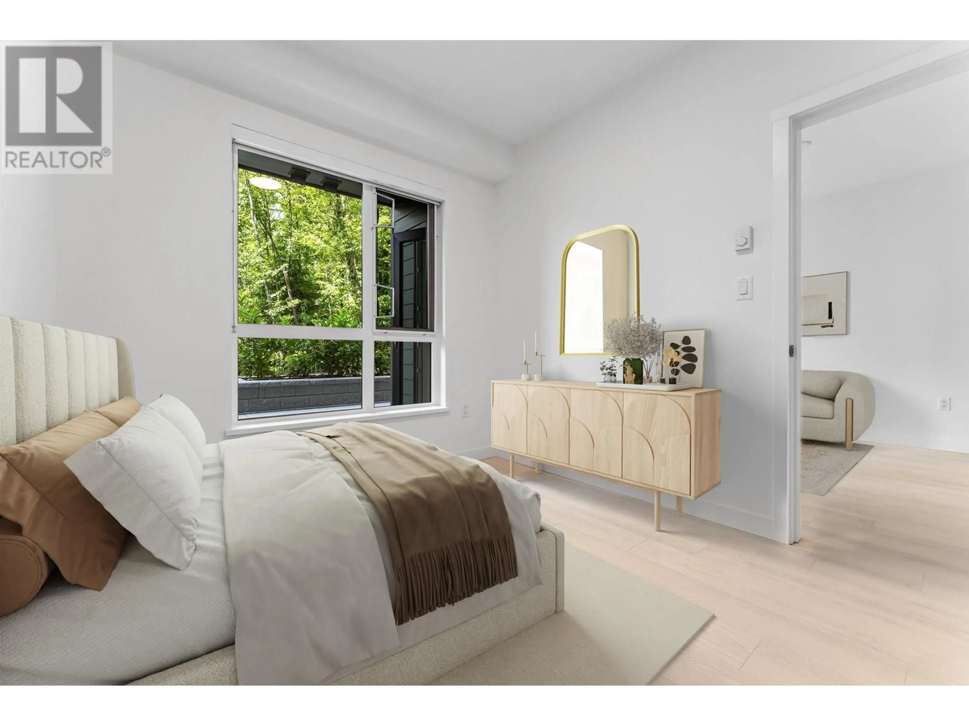 Bedroom with bed, unknown for 209 - 3594 MALSUM DRIVE, North Vancouver British Columbia V7G0B4