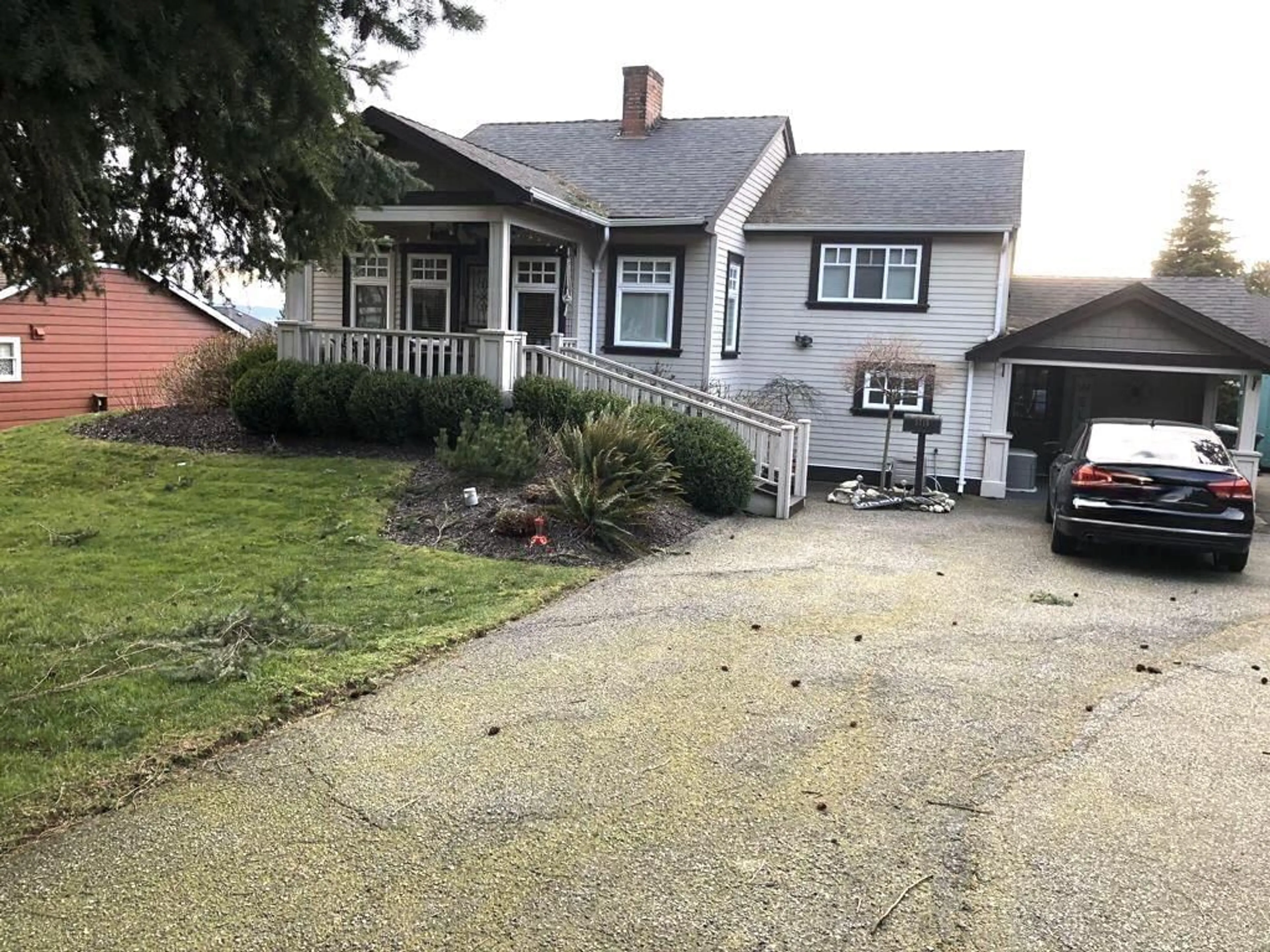 A pic from outside/outdoor area/front of a property/back of a property/a pic from drone, street for 5715 182, Surrey British Columbia V3S4M5