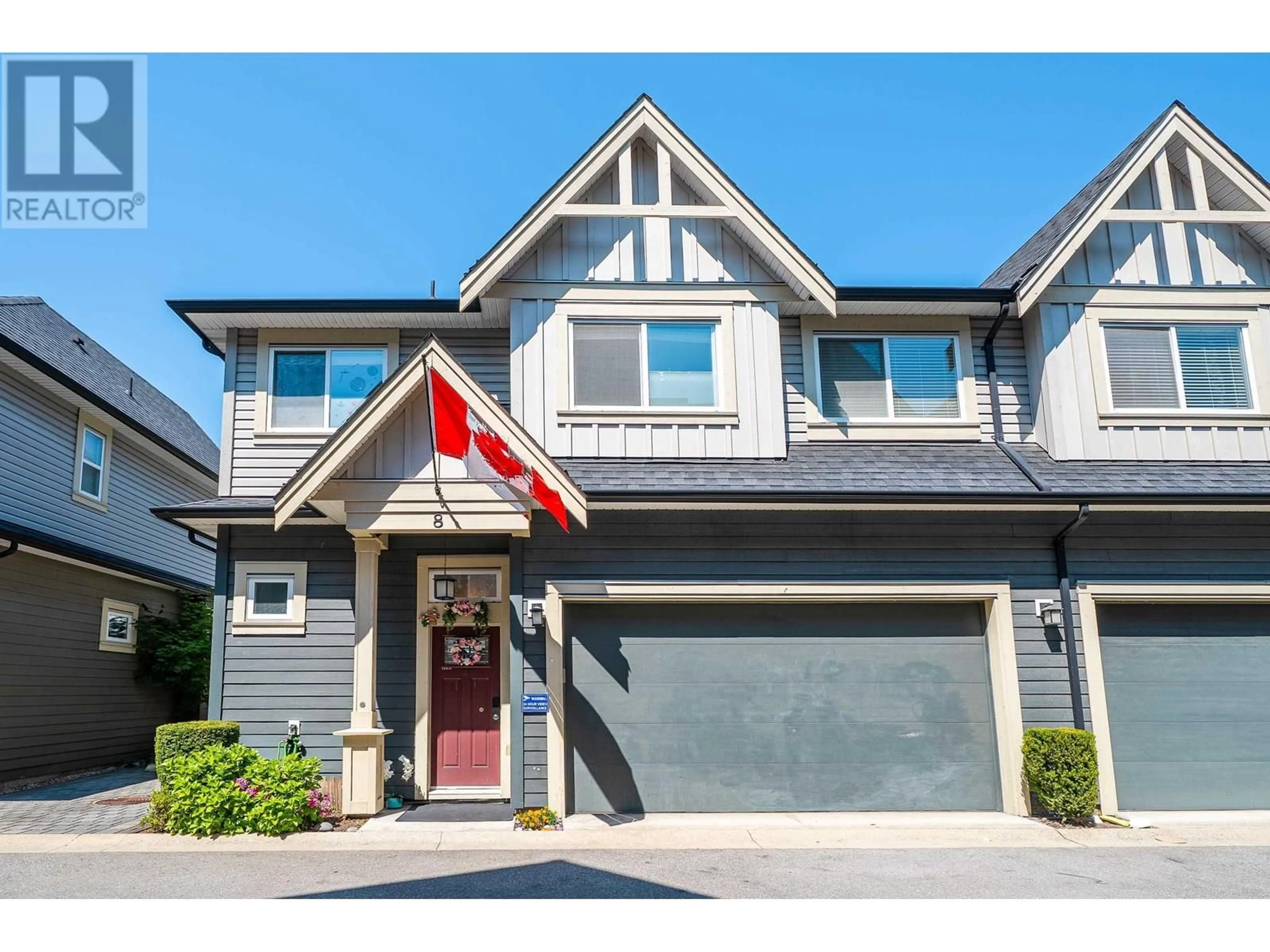 Home with brick exterior material, street for 8 - 6033 WILLIAMS ROAD, Richmond British Columbia V7E1K4