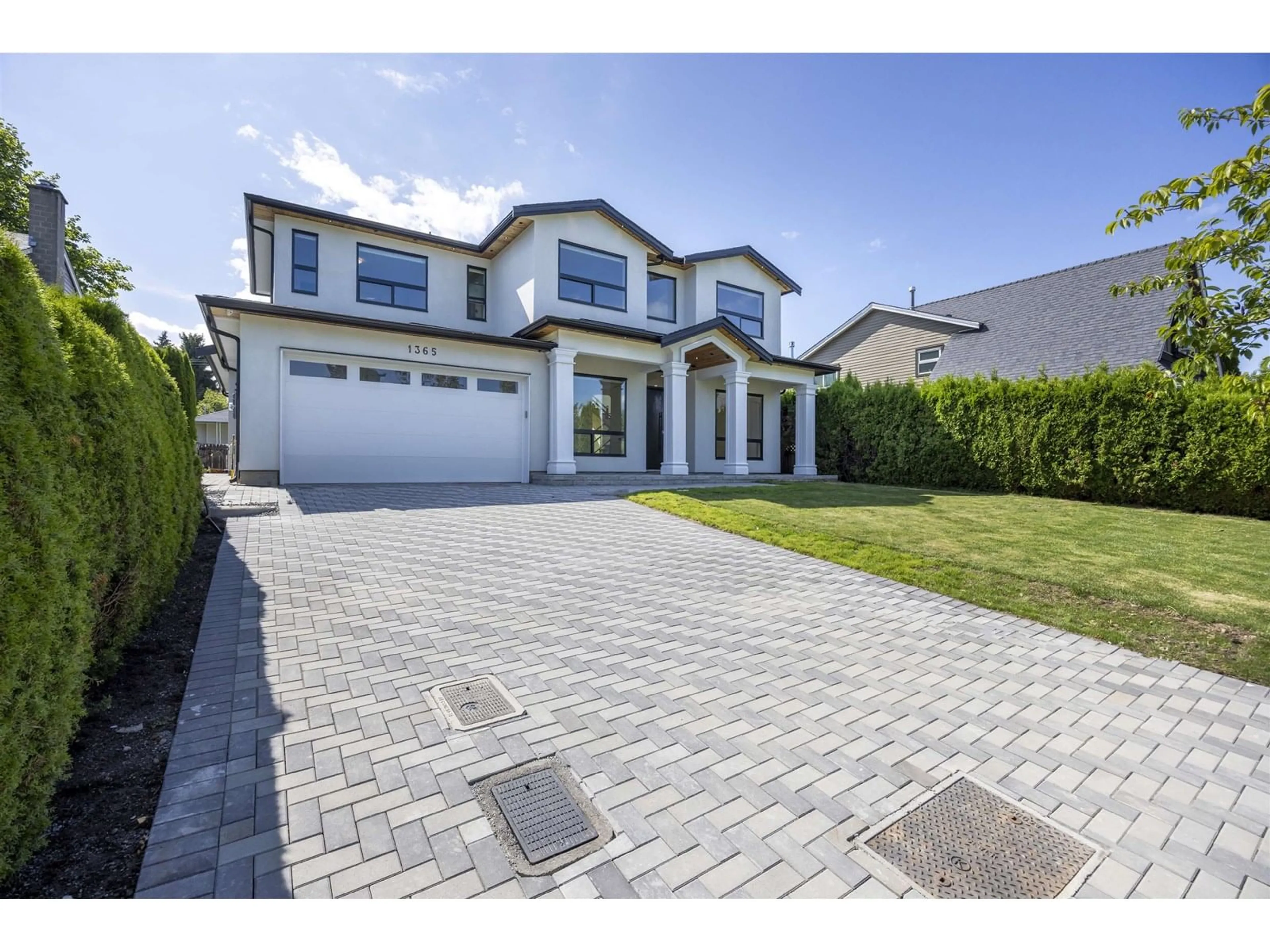 Home with brick exterior material, street for 1365 160A, Surrey British Columbia V4A7T7