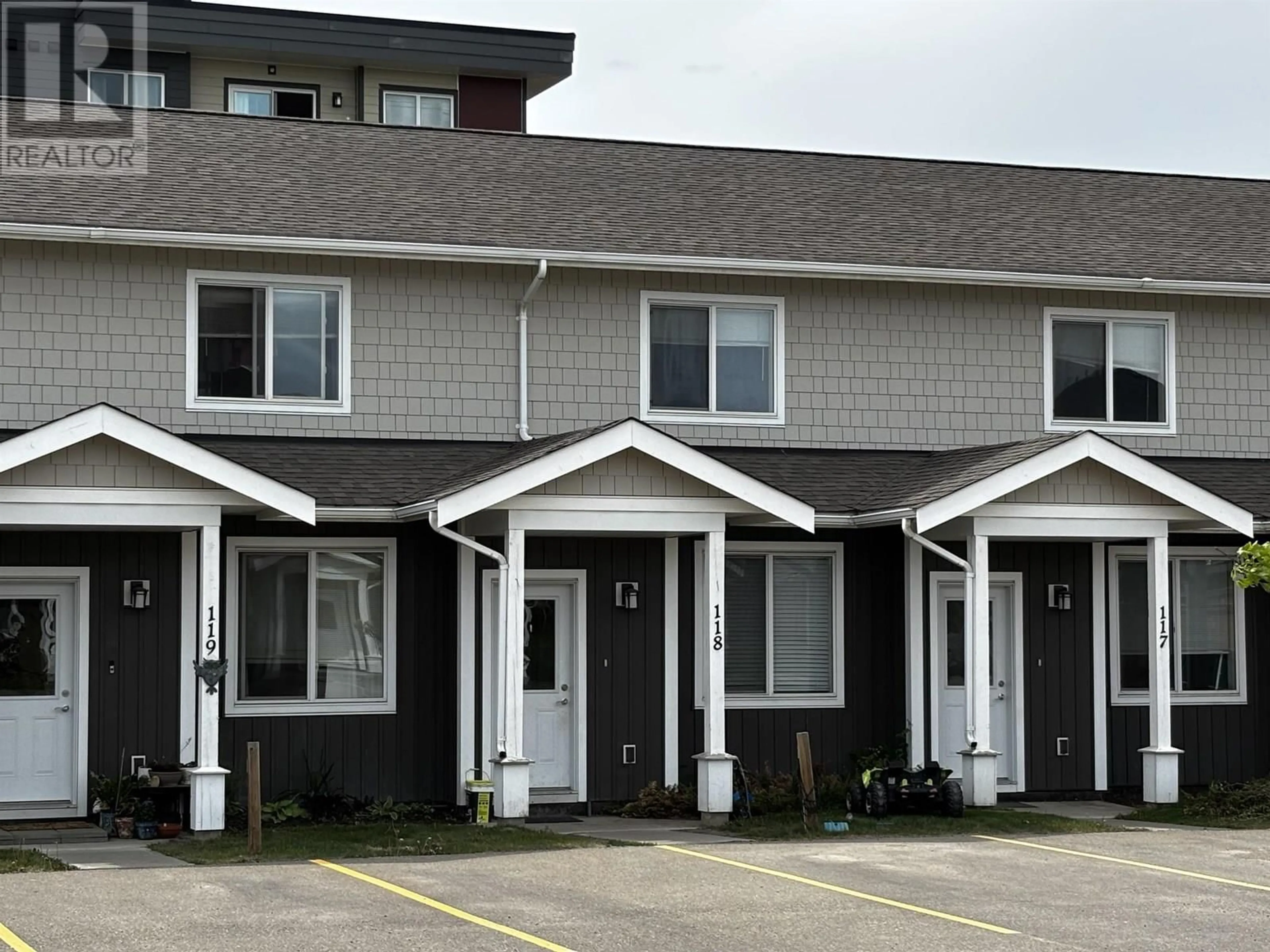 Home with vinyl exterior material, street for 118 - 11008 102 AVENUE, Fort St. John British Columbia V1J2G2