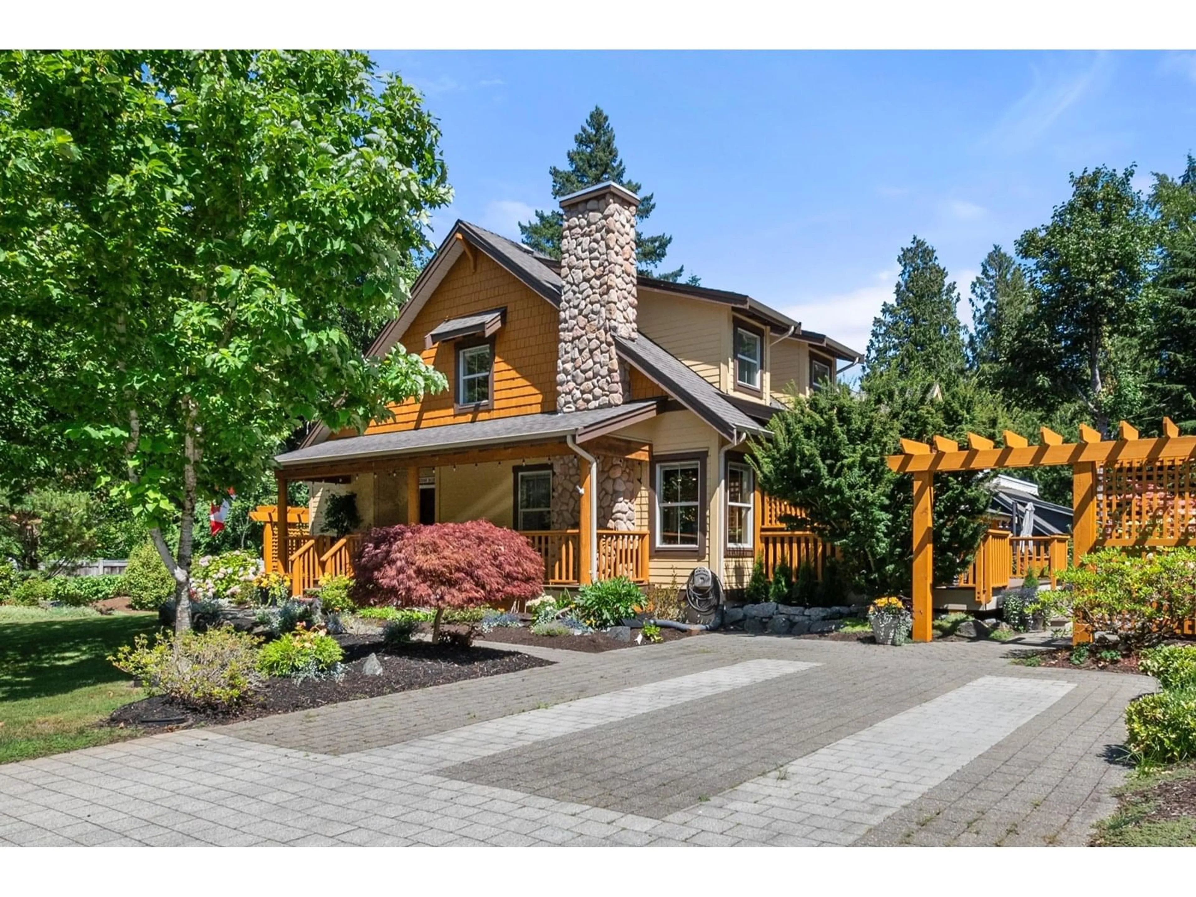 Home with brick exterior material, street for 43584 DEER RUN, Lindell Beach British Columbia V2R0E1