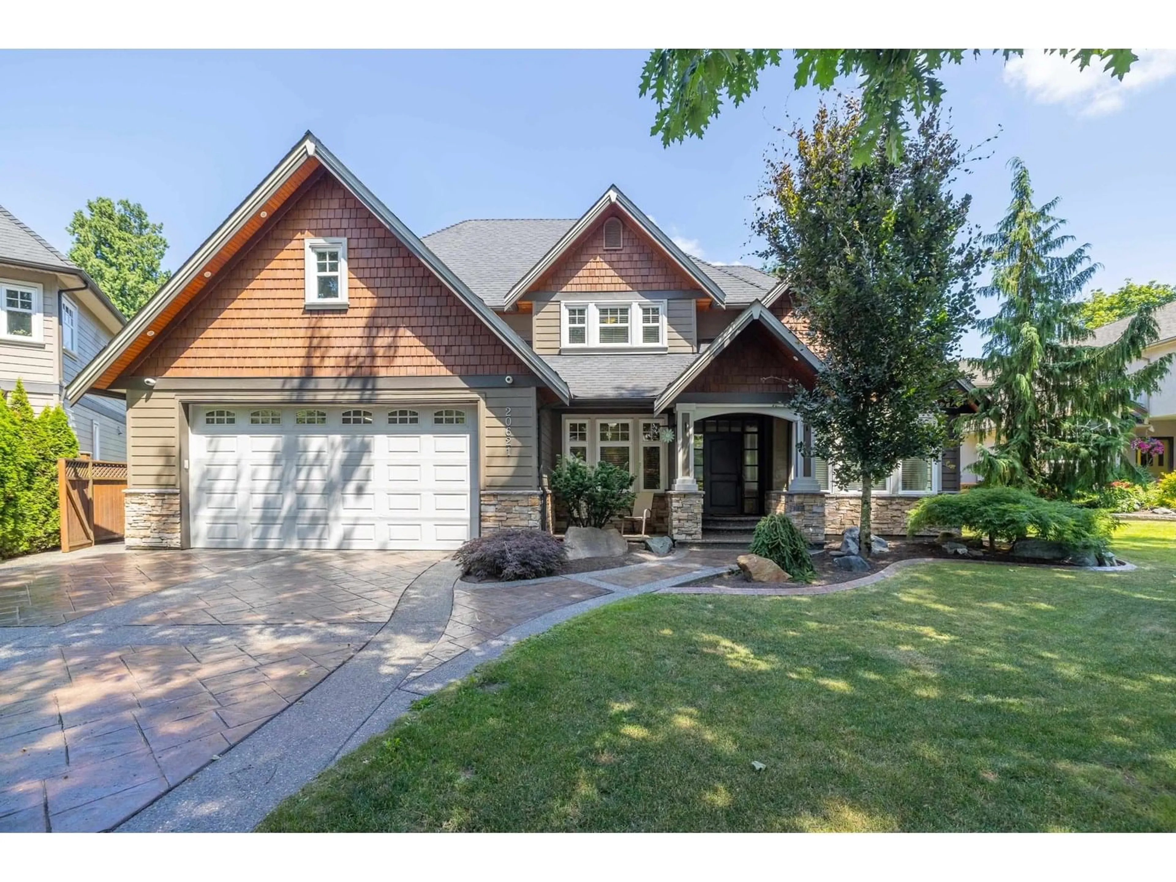Home with brick exterior material, street for 20621 97B, Langley British Columbia V1M2K9