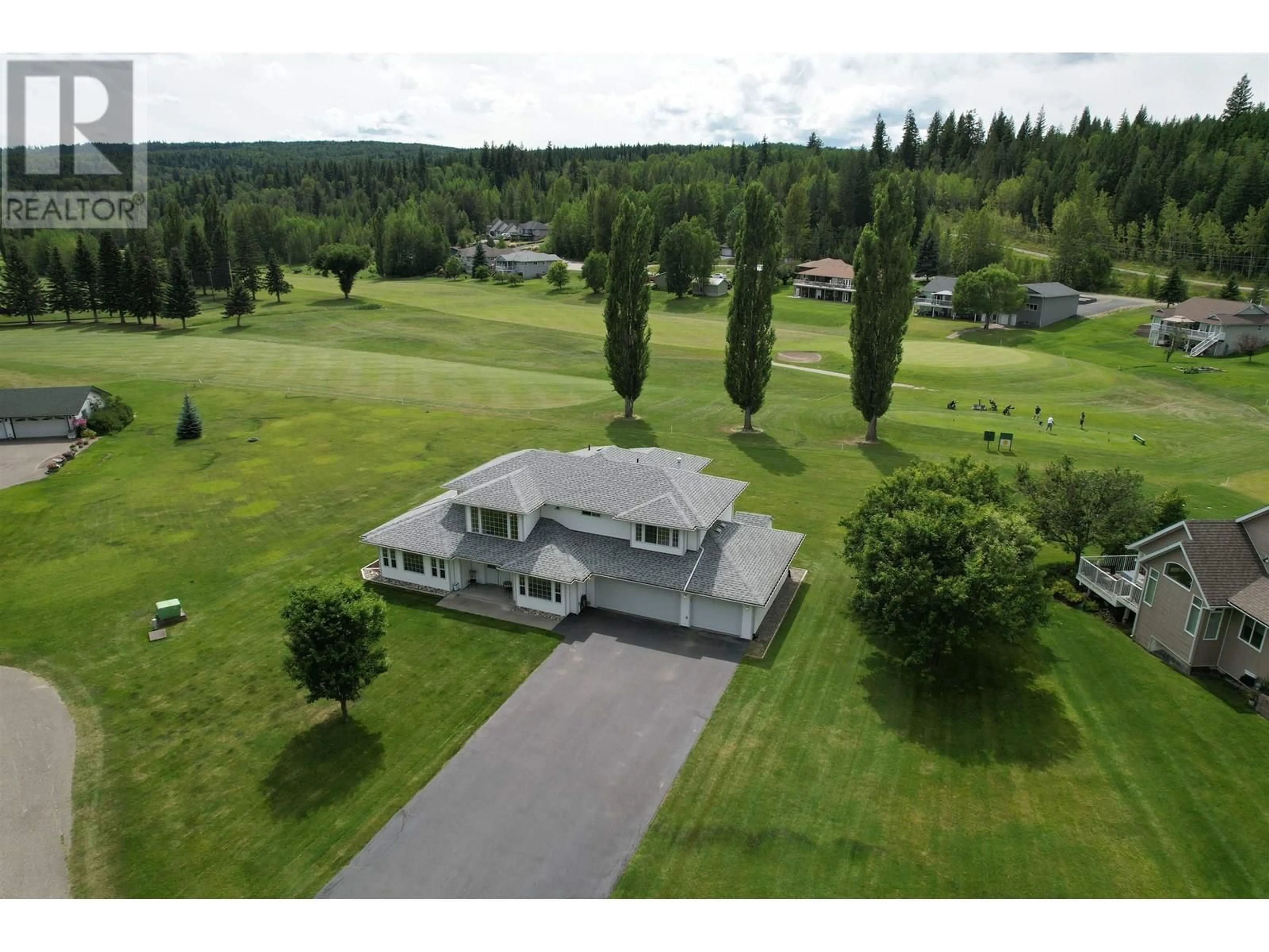 A pic from outside/outdoor area/front of a property/back of a property/a pic from drone, mountain view for 2013 GAMACHE ROAD, Quesnel British Columbia V2J7A8