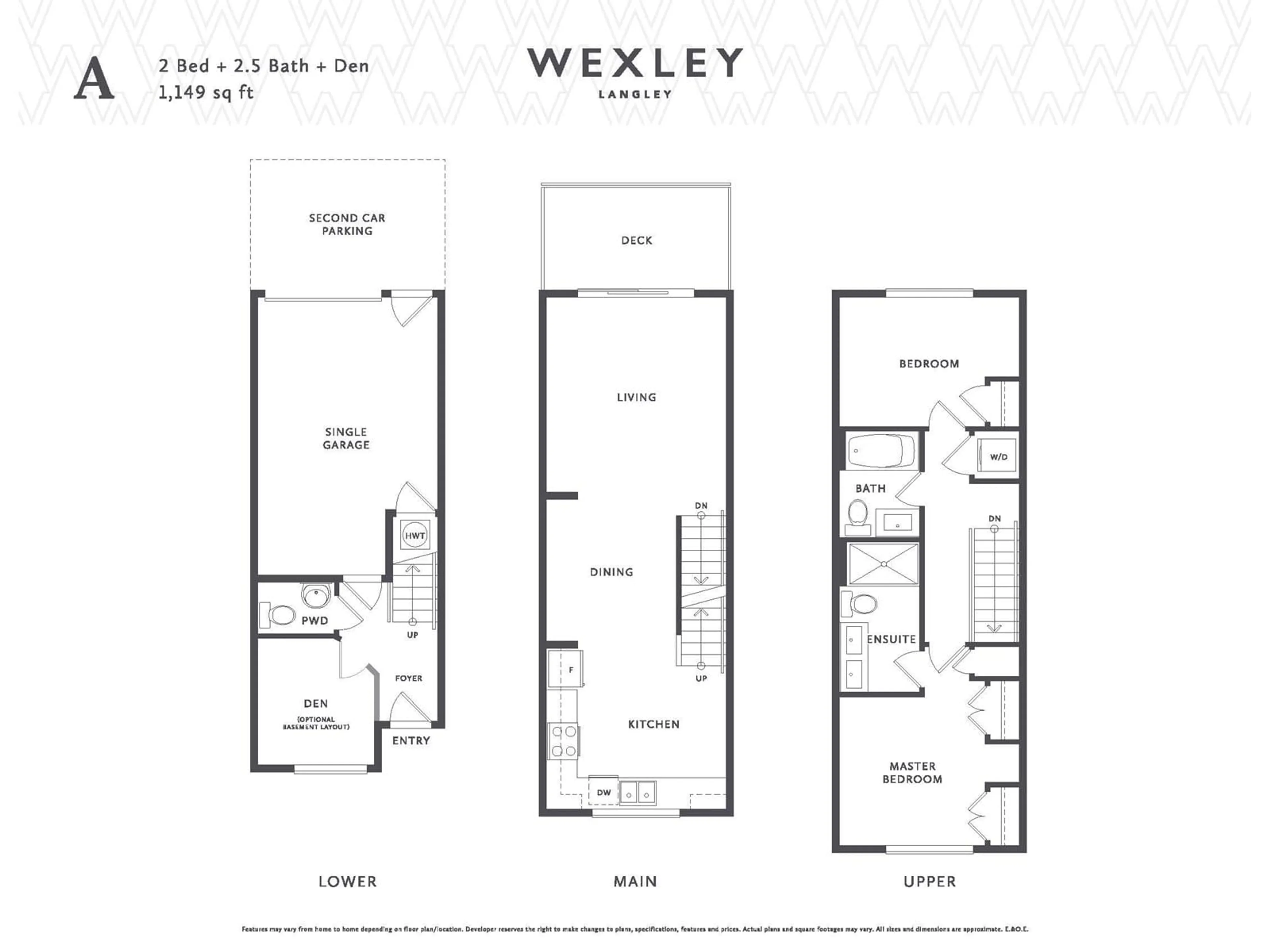 Floor plan for 5 - 20857 77A, Langley British Columbia V2Y0W7