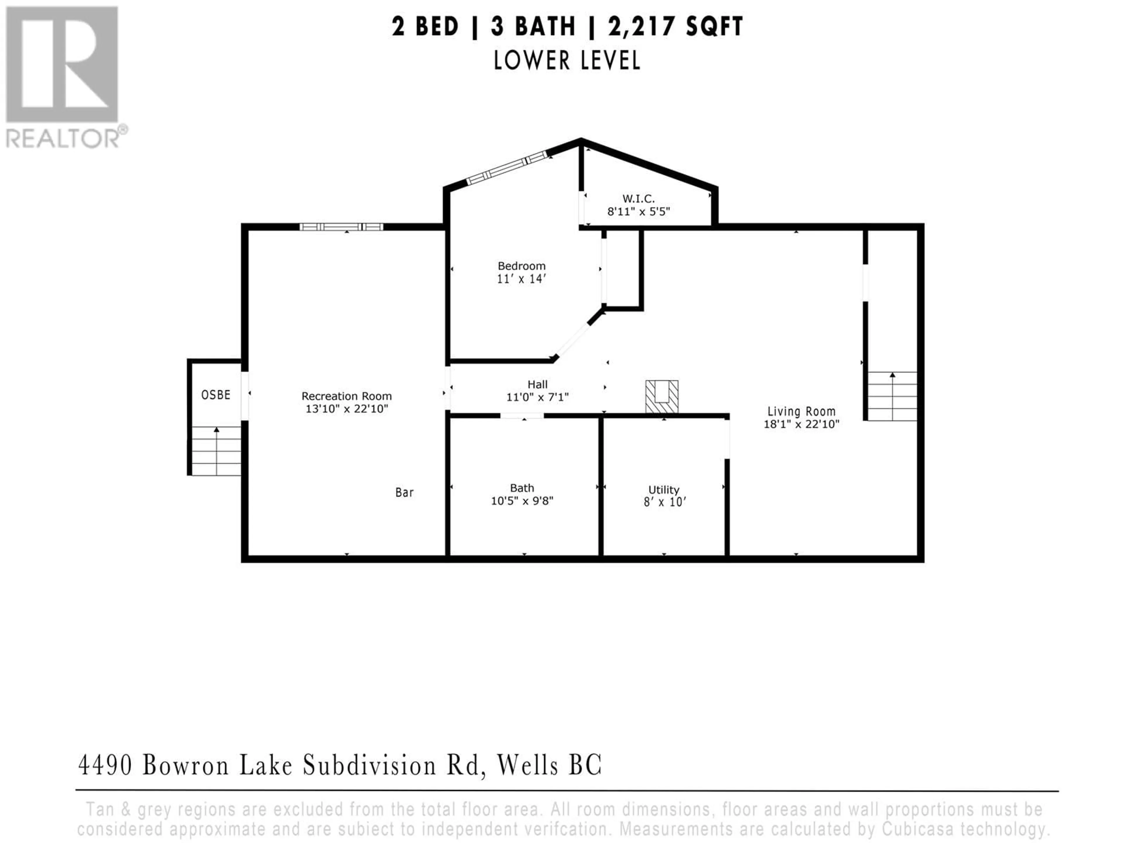 Floor plan for 4490 BOWRON LAKE ROAD, Wells British Columbia V0K2R0