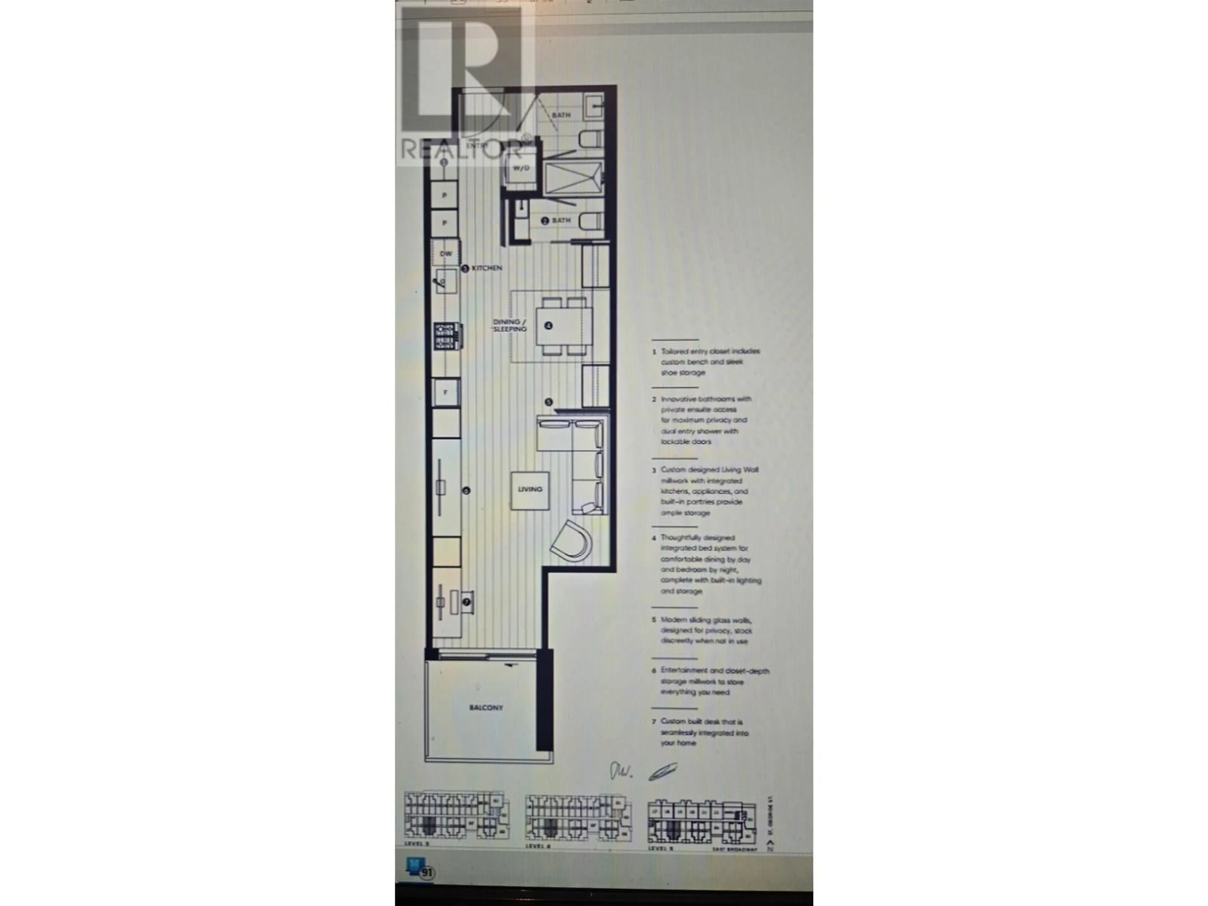 Floor plan for 513 - 471 BROADWAY, Vancouver British Columbia V6T1W9
