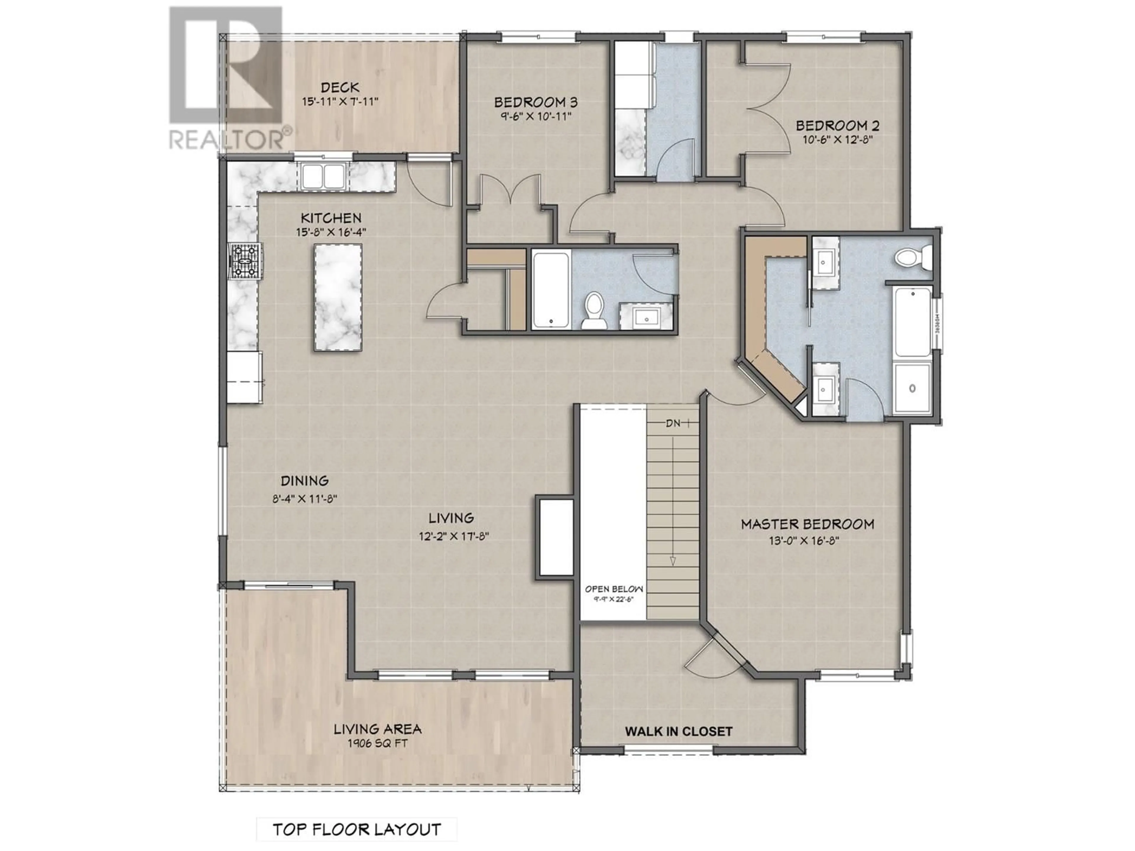 Floor plan for 2883 EDGEWATER CRESCENT, Prince George British Columbia V2K0B9