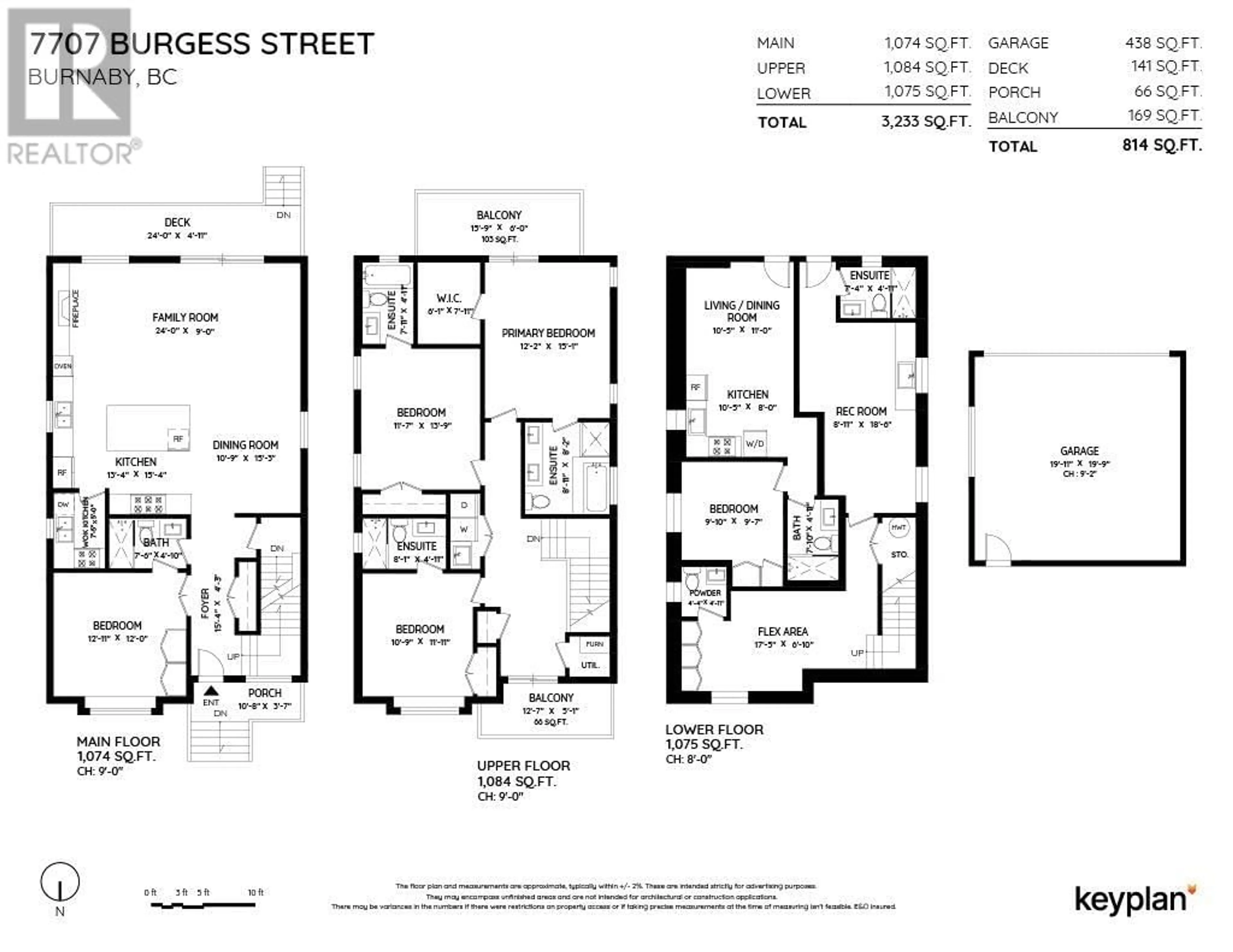 Floor plan for 7707 BURGESS STREET, Burnaby British Columbia V3N3J1