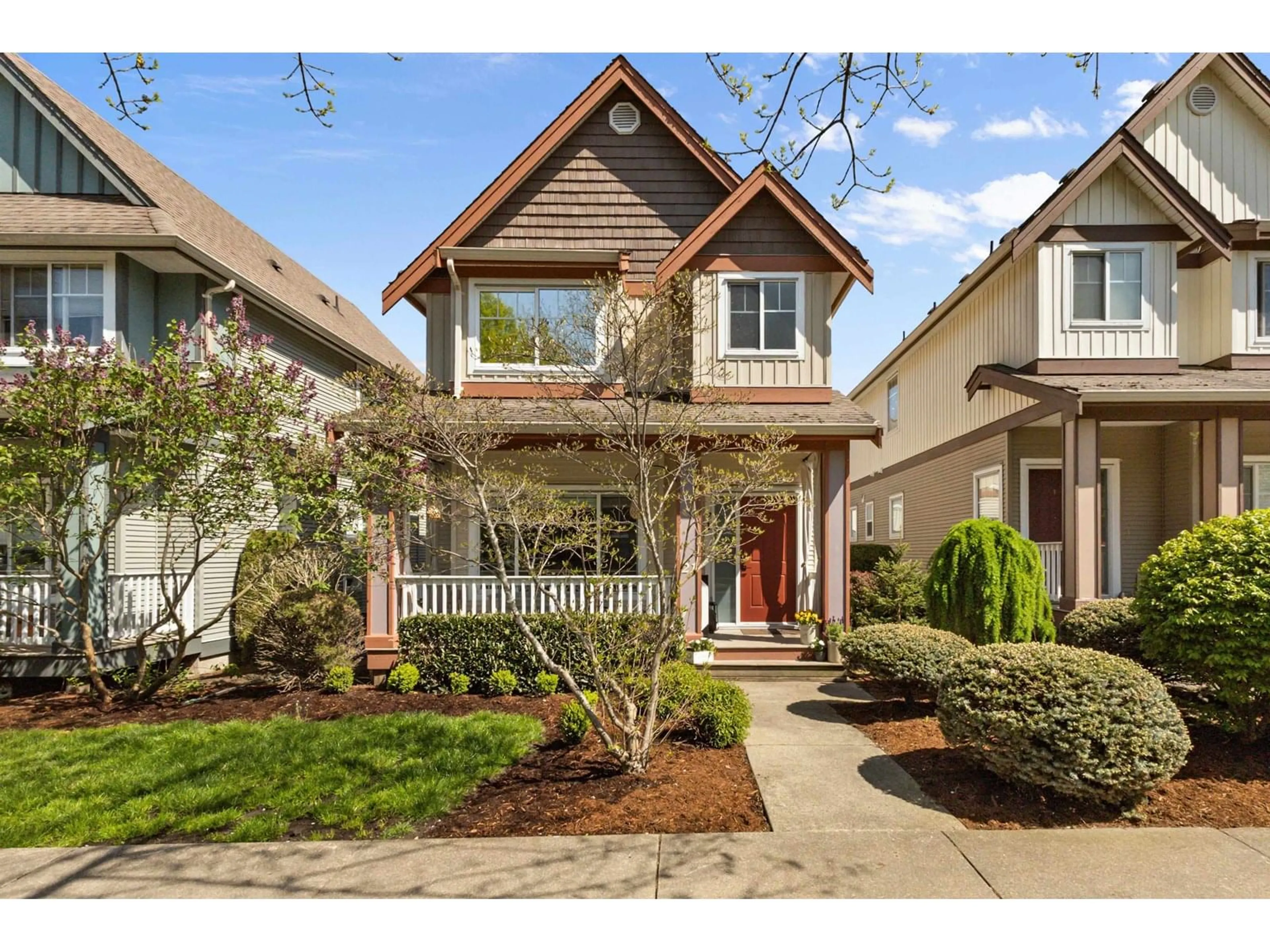 Home with brick exterior material, street for 21 - 45450 SHAWNIGAN CRESCENT, Chilliwack British Columbia V2R0B8