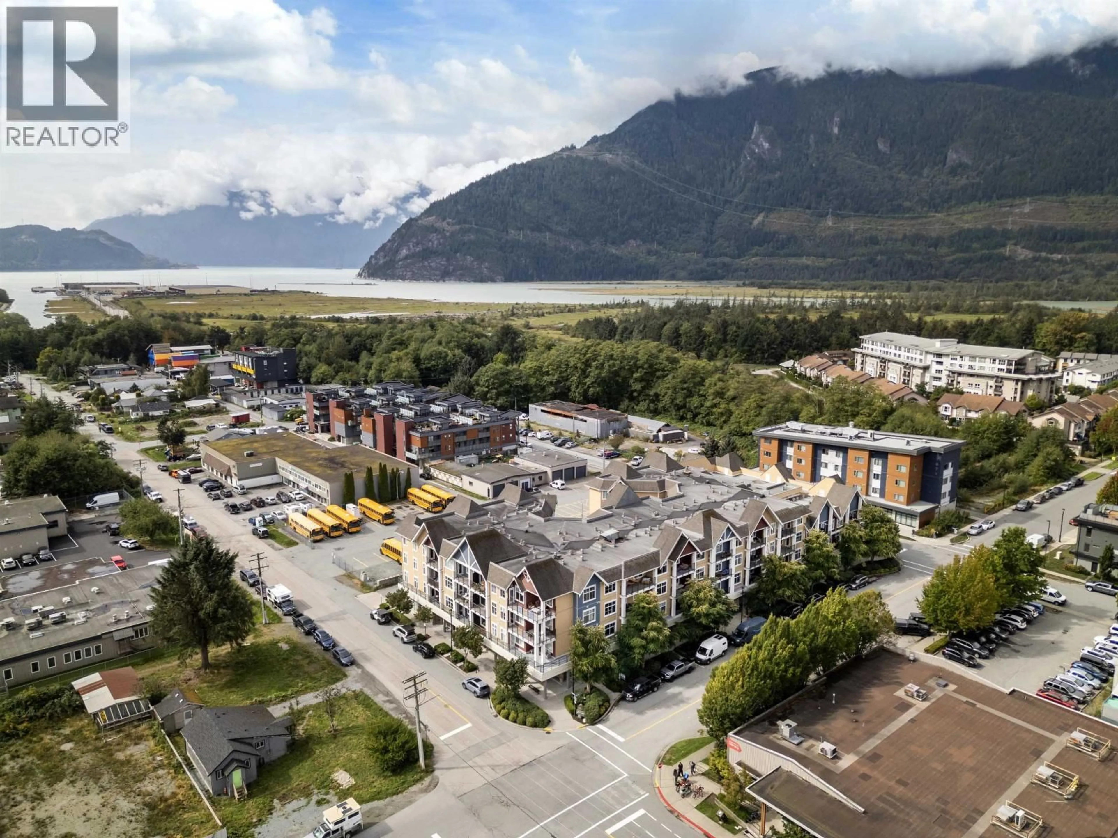 A pic from outside/outdoor area/front of a property/back of a property/a pic from drone, mountain view for 301 - 1336 MAIN STREET, Squamish British Columbia V8B0R2