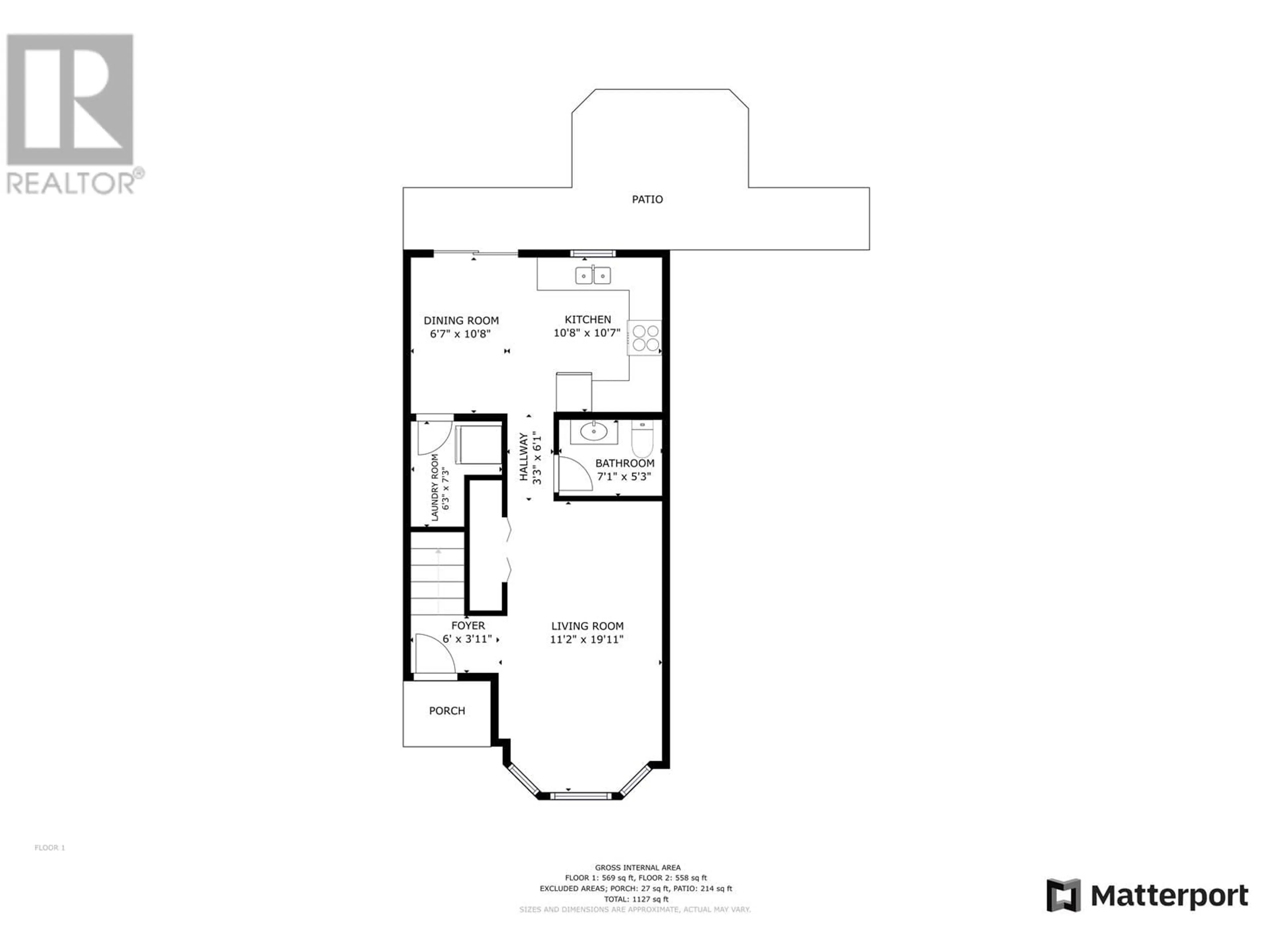Floor plan for 10711 89 STREET, Fort St. John British Columbia V1J5Y3