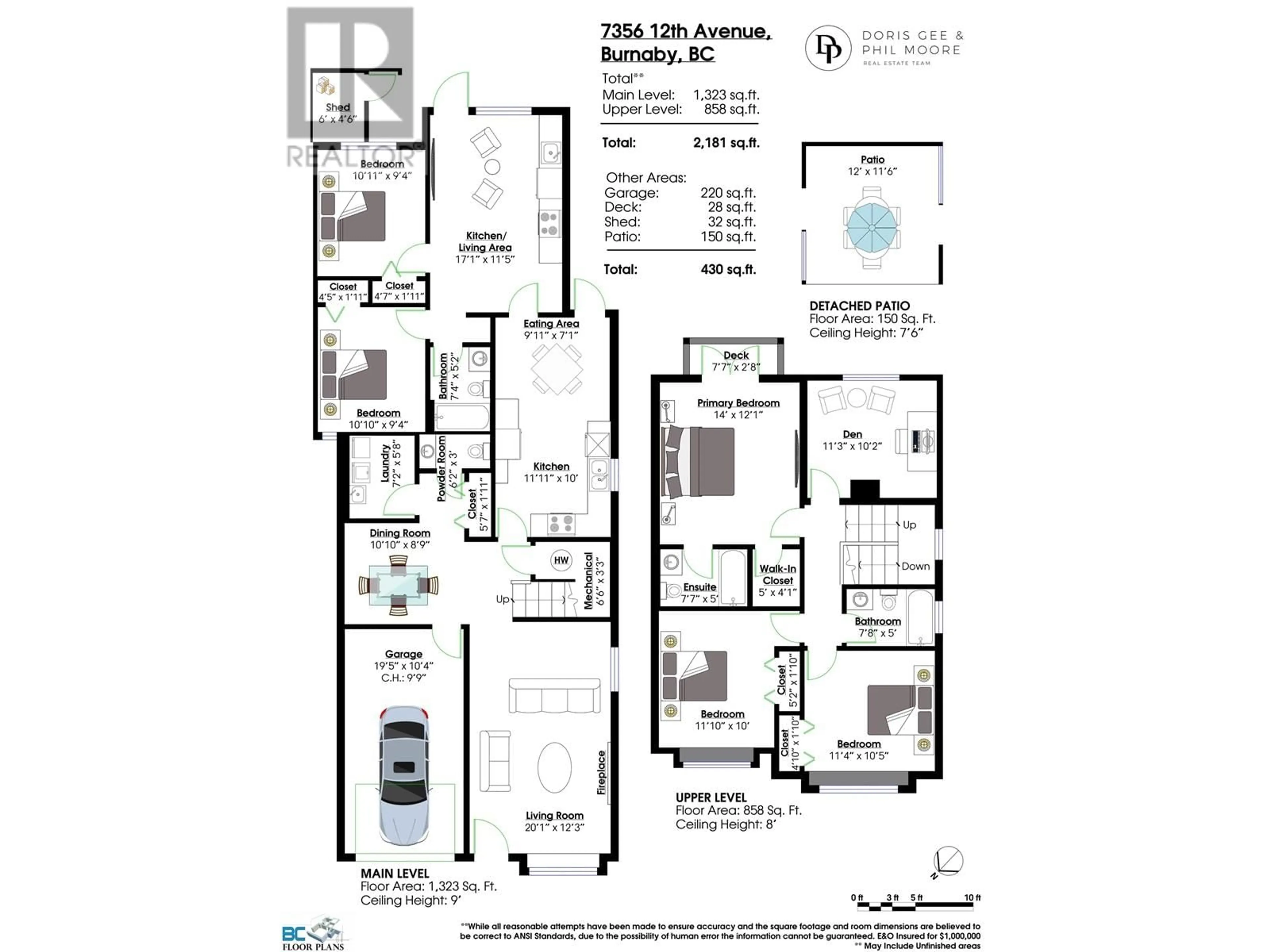 Floor plan for 7356 12TH AVENUE, Burnaby British Columbia V3N2J9