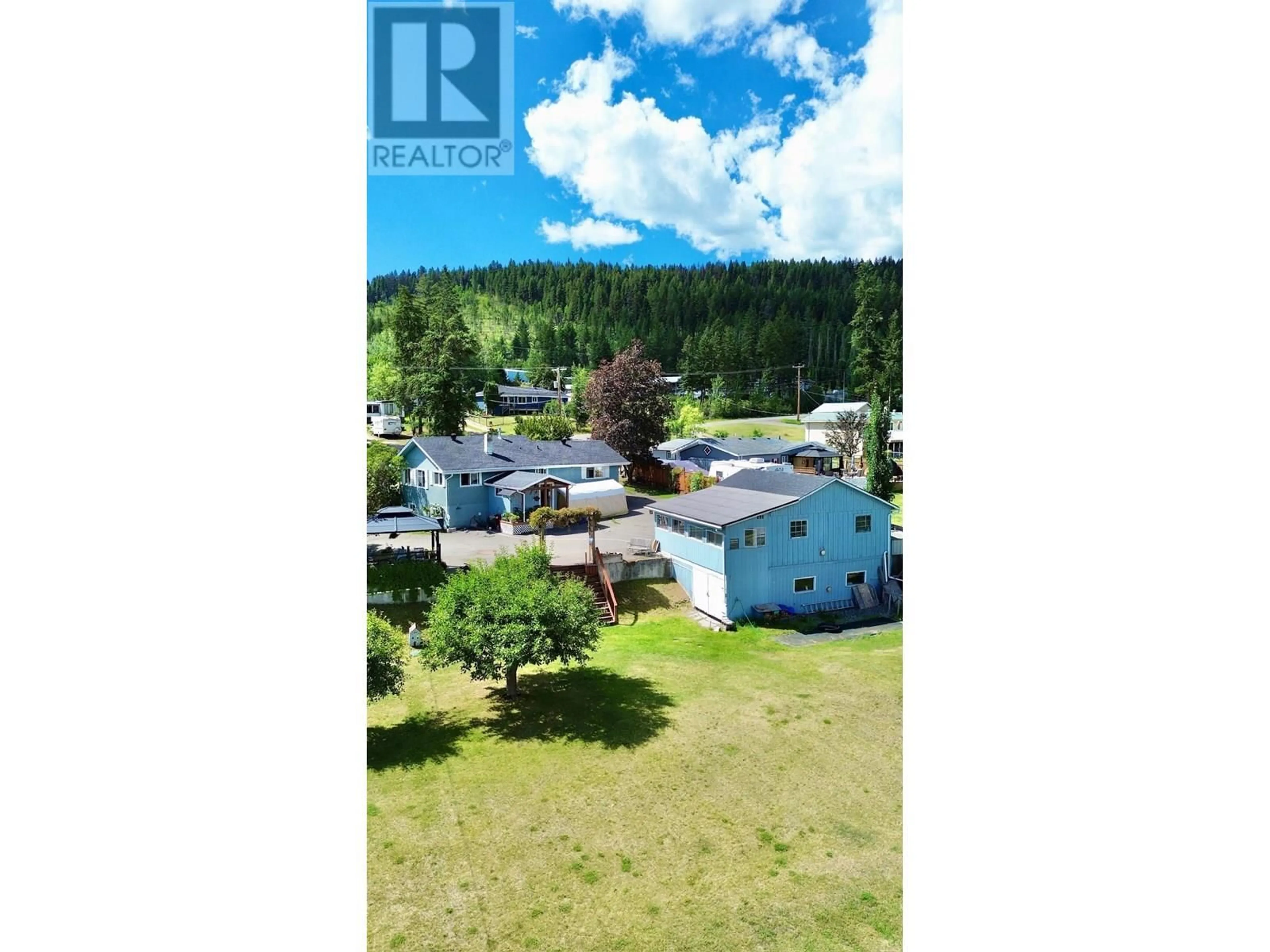 A pic from outside/outdoor area/front of a property/back of a property/a pic from drone, unknown for 644 HODGSON ROAD, Williams Lake British Columbia V2G3P9